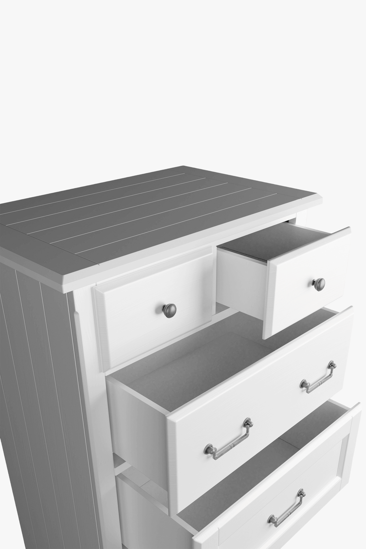 Devon aukšta komoda su 6 stalčiais