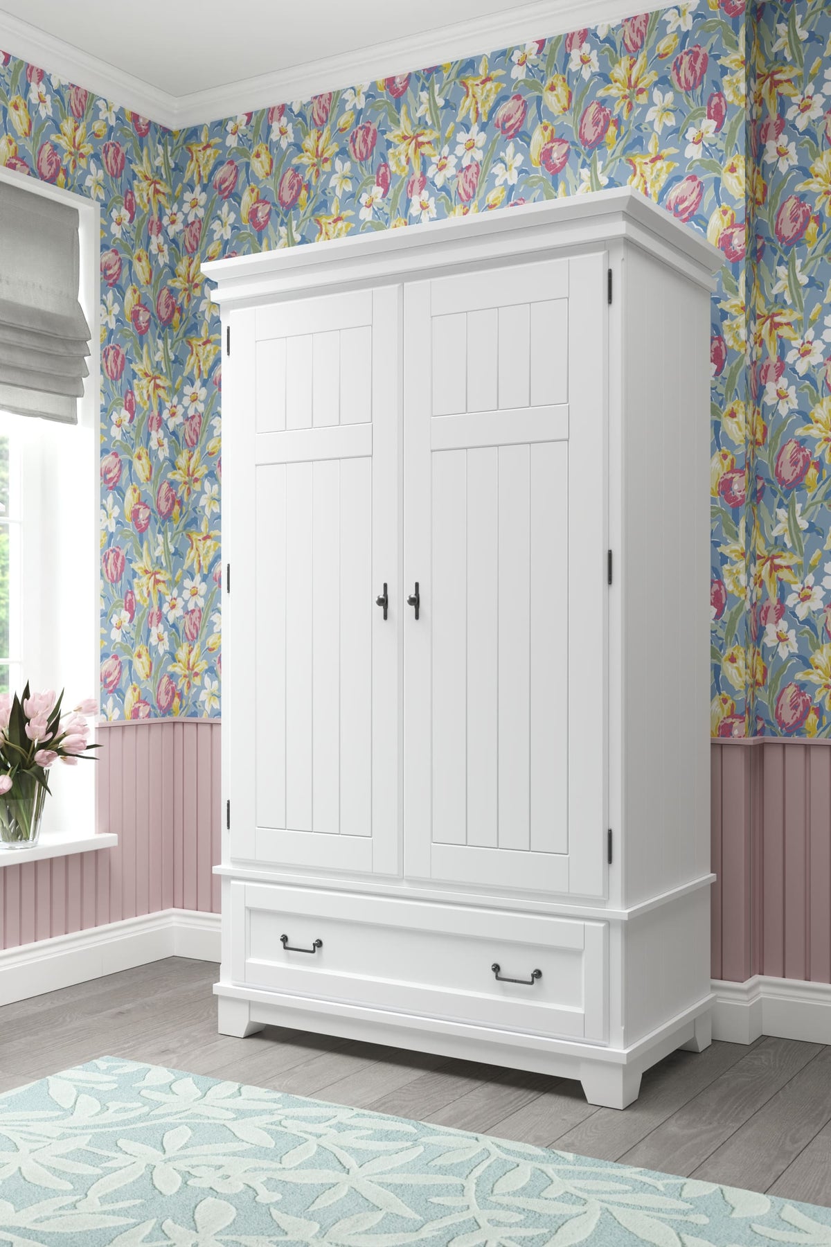 Devon 2 durų spinta su 1 stalčiumi