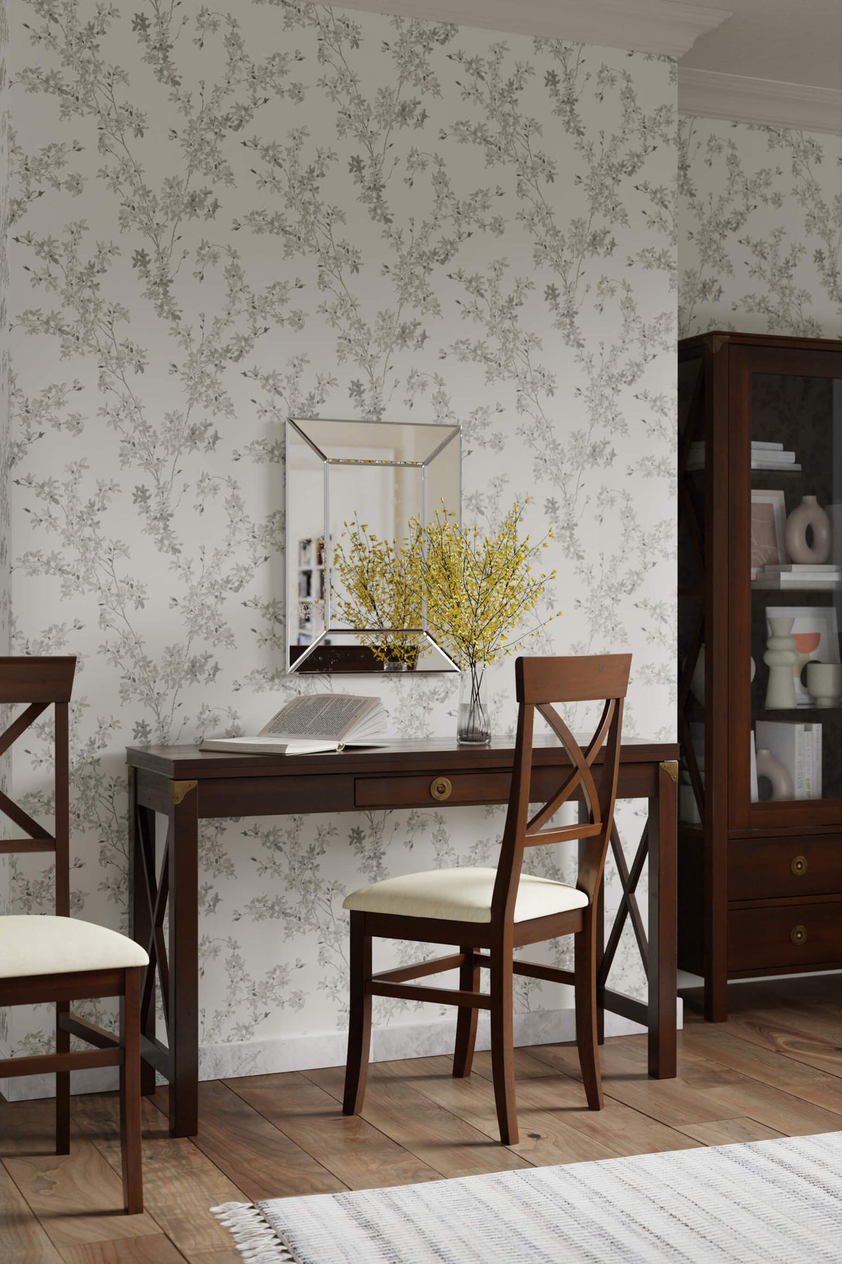 Balmoral konsolė su 1 stalčiumi ir valgomojo stalas viename