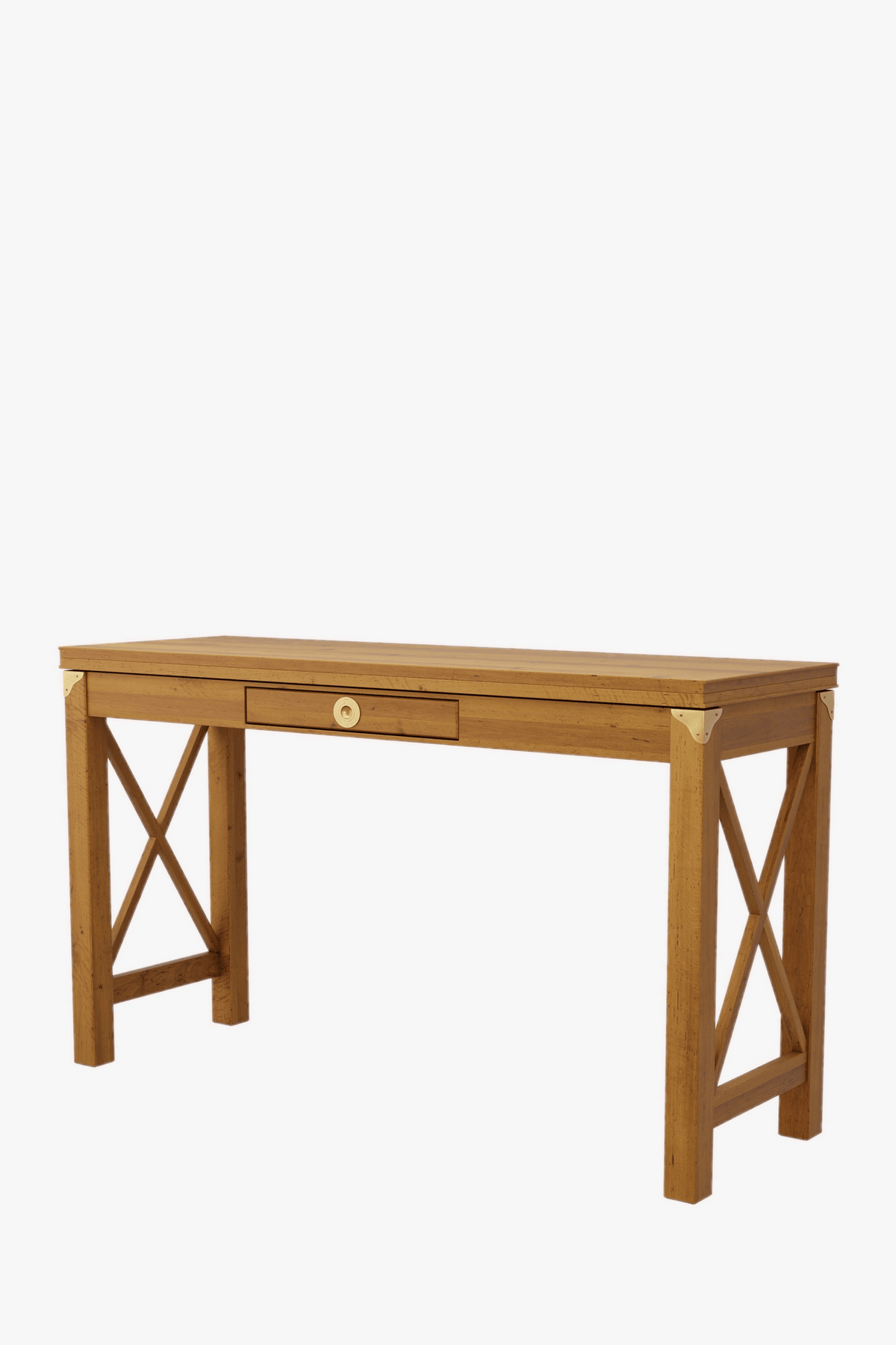 Balmoral konsolė su 1 stalčiumi ir valgomojo stalas viename