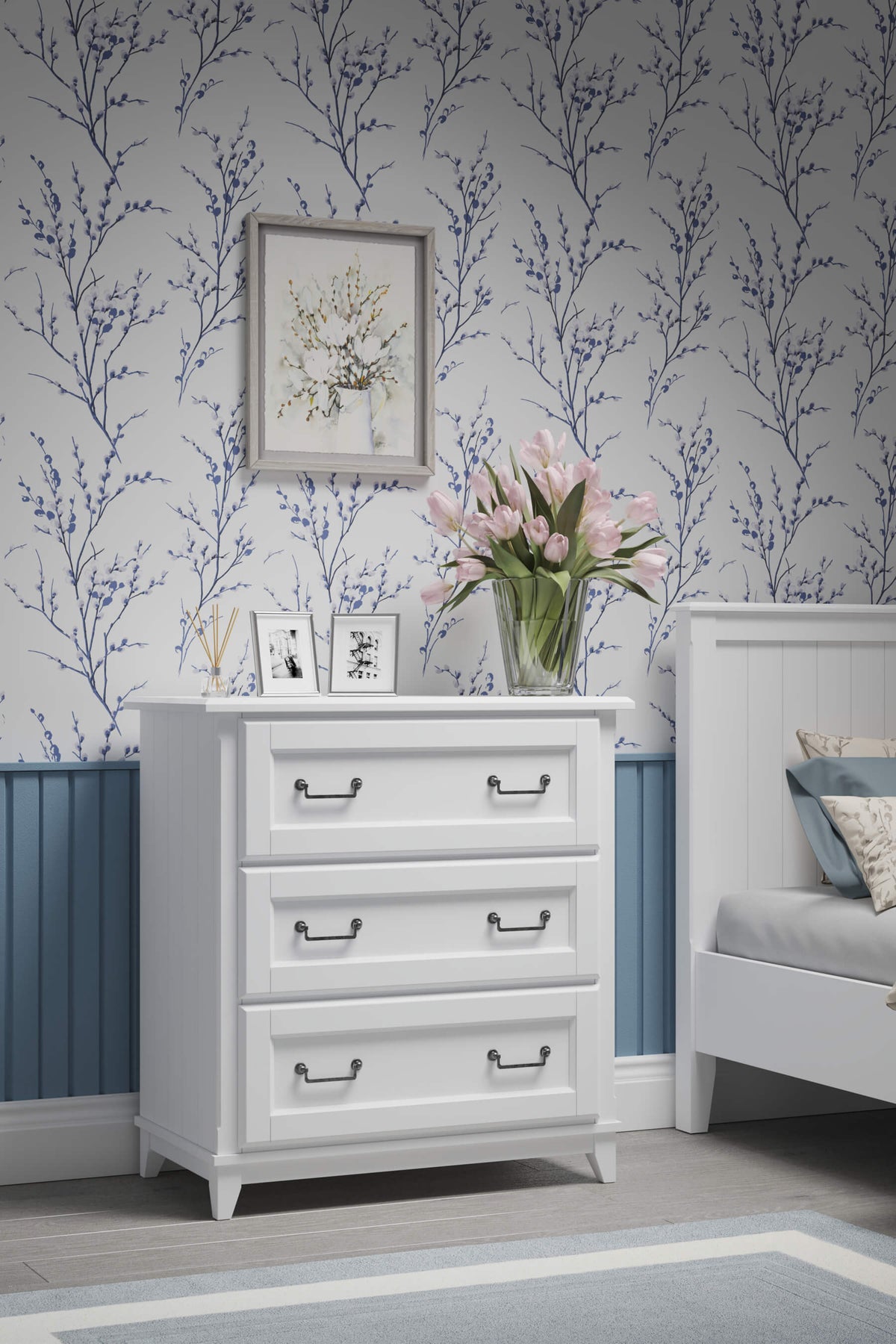 Devon komoda su 3 stalčiais