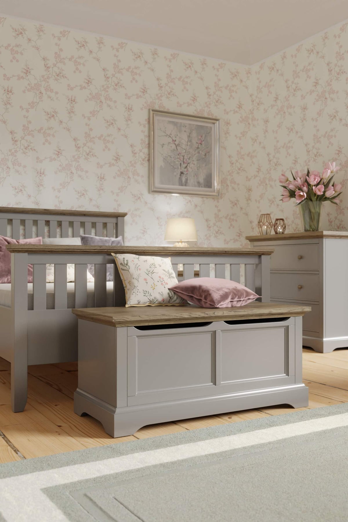 Oakham patalynės dėžė