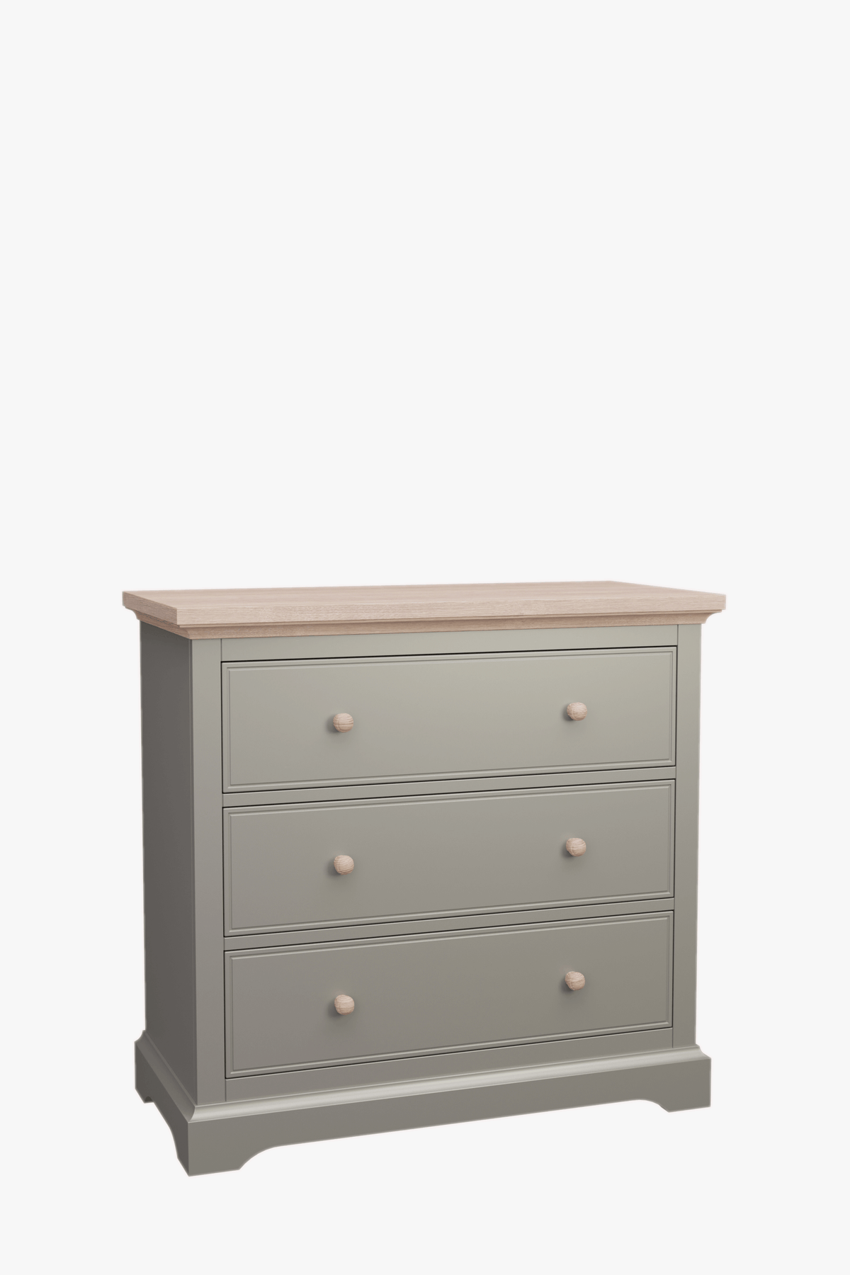 Oakham komoda su 3 stalčiais