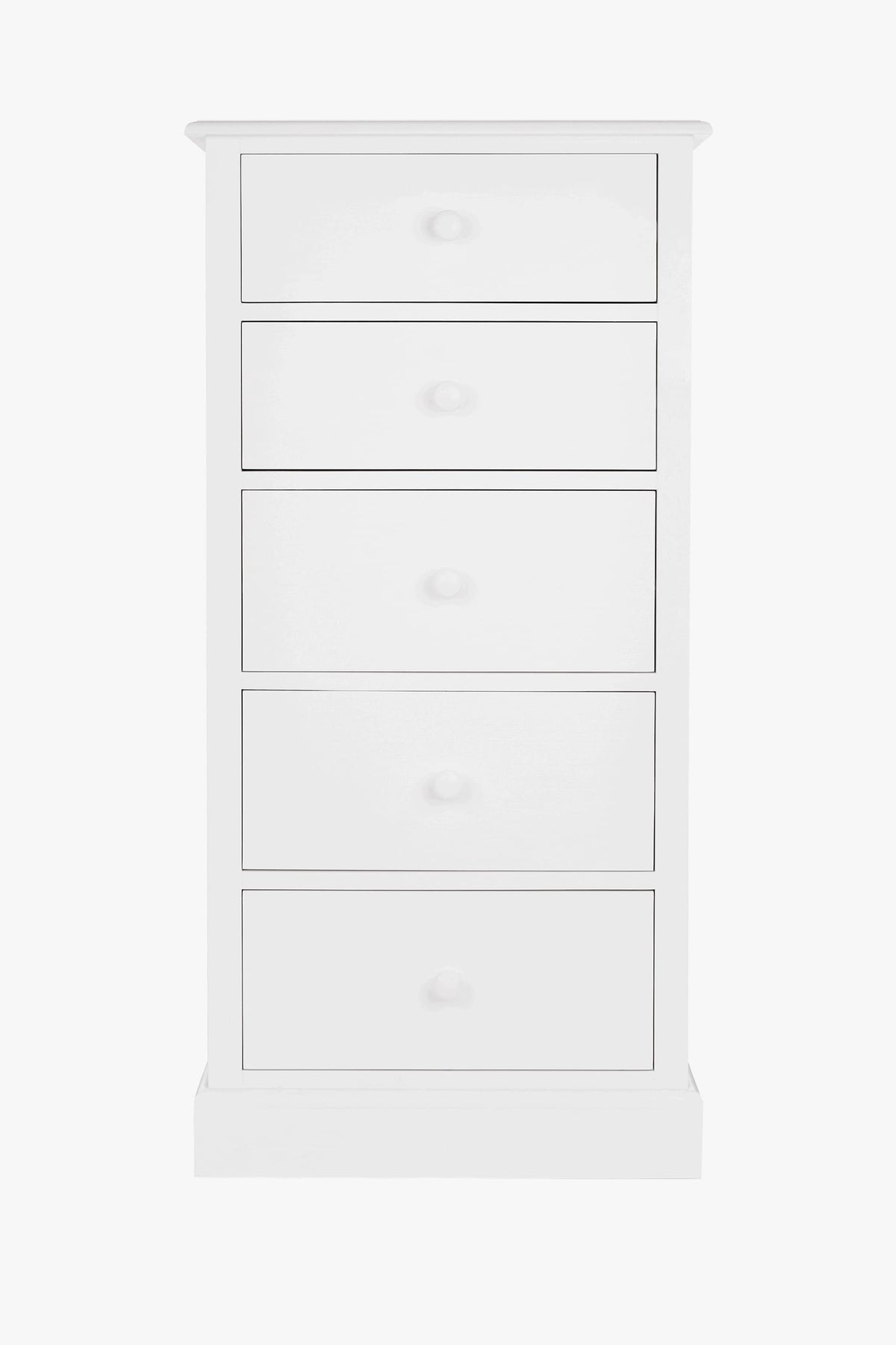 Ashwell aukšta komoda su 5 stalčiais