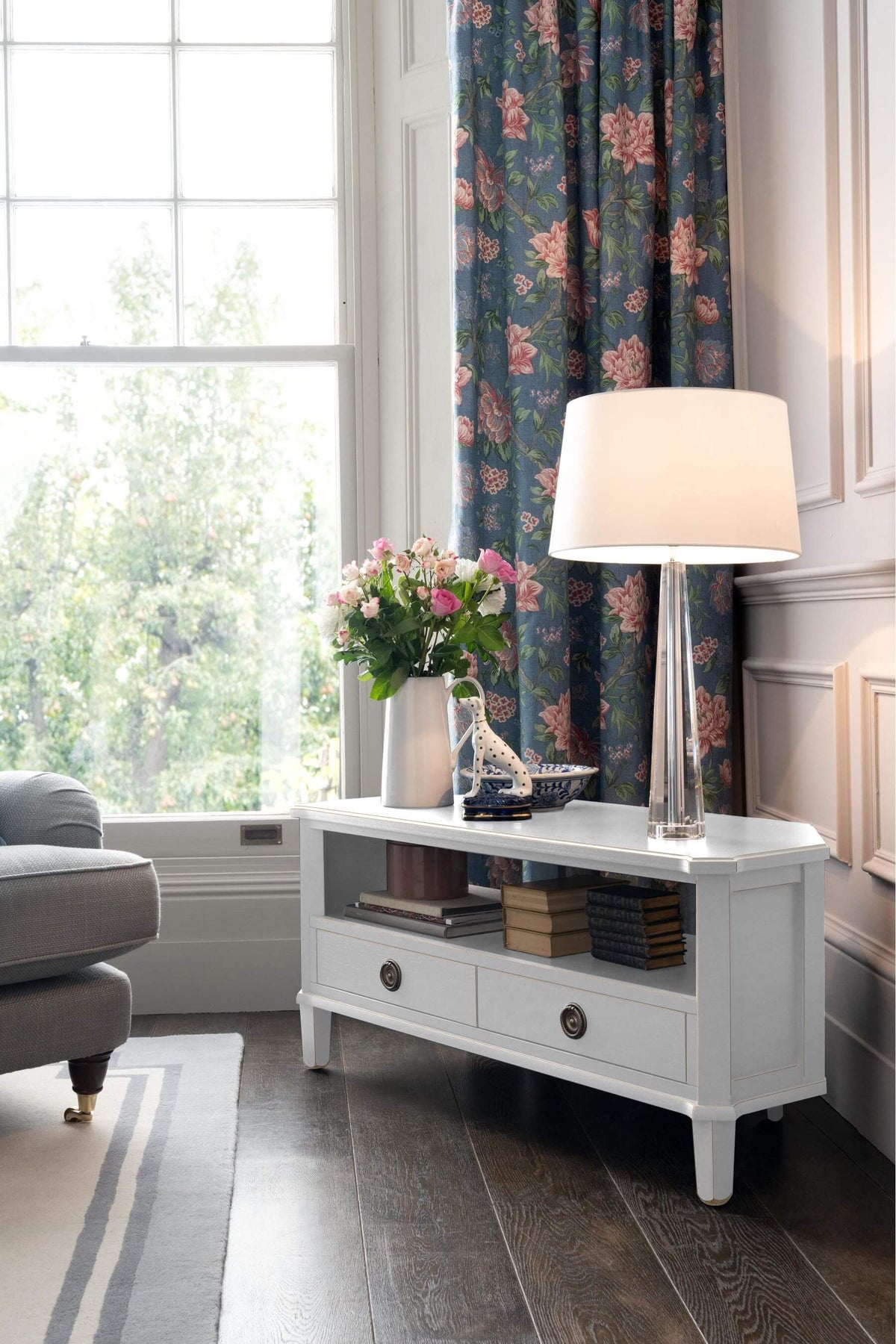 Henshaw 2 Drawer Corner TV Unit