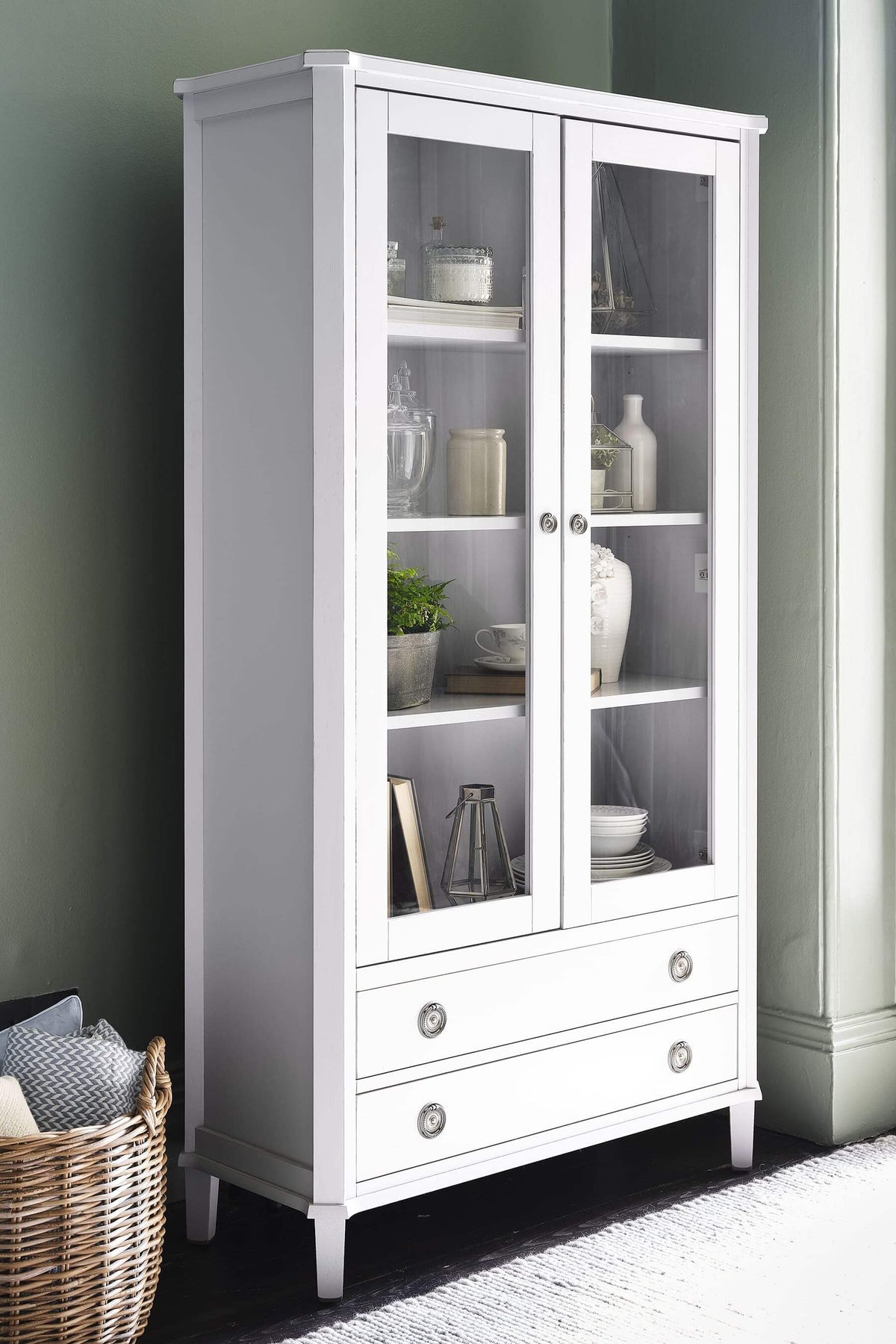 Henshaw 2 Door 2 Drawer Display Cabinet