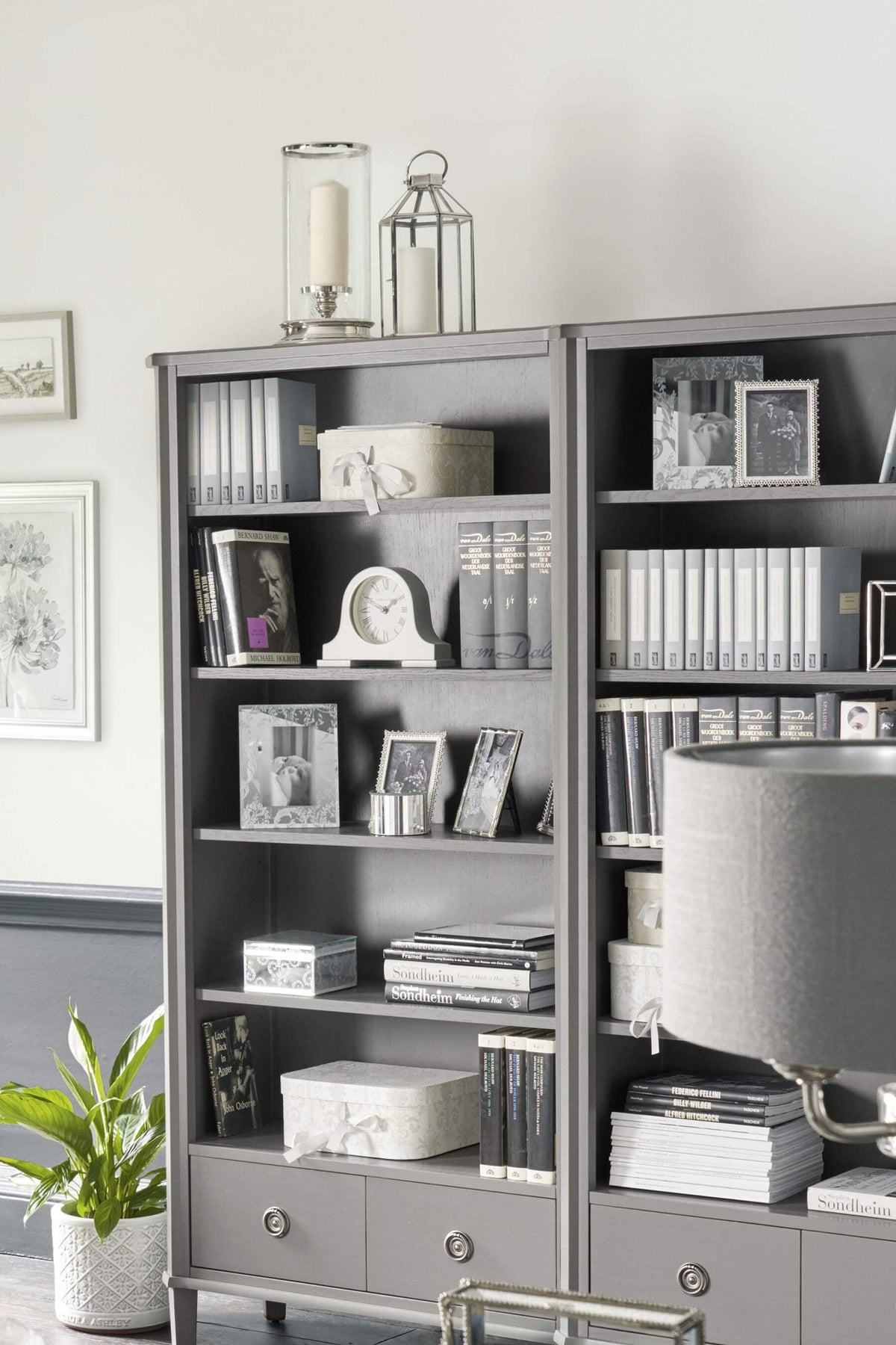 Henshaw 2 Drawer Single Bookcase