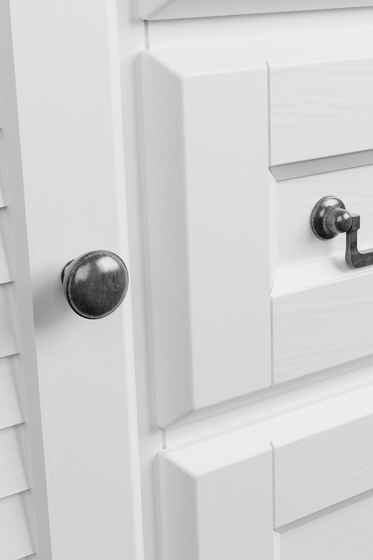 Devon 2 durų komoda su 3 stalčiais