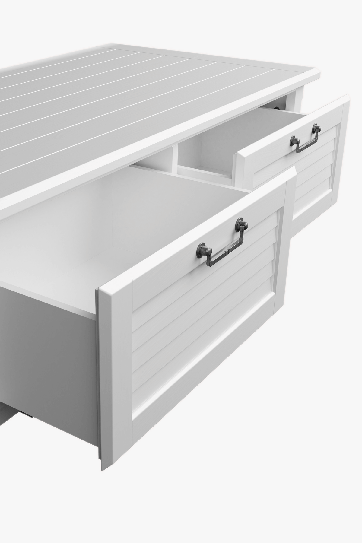 Devon kavos staliukas su 2 stalčiais