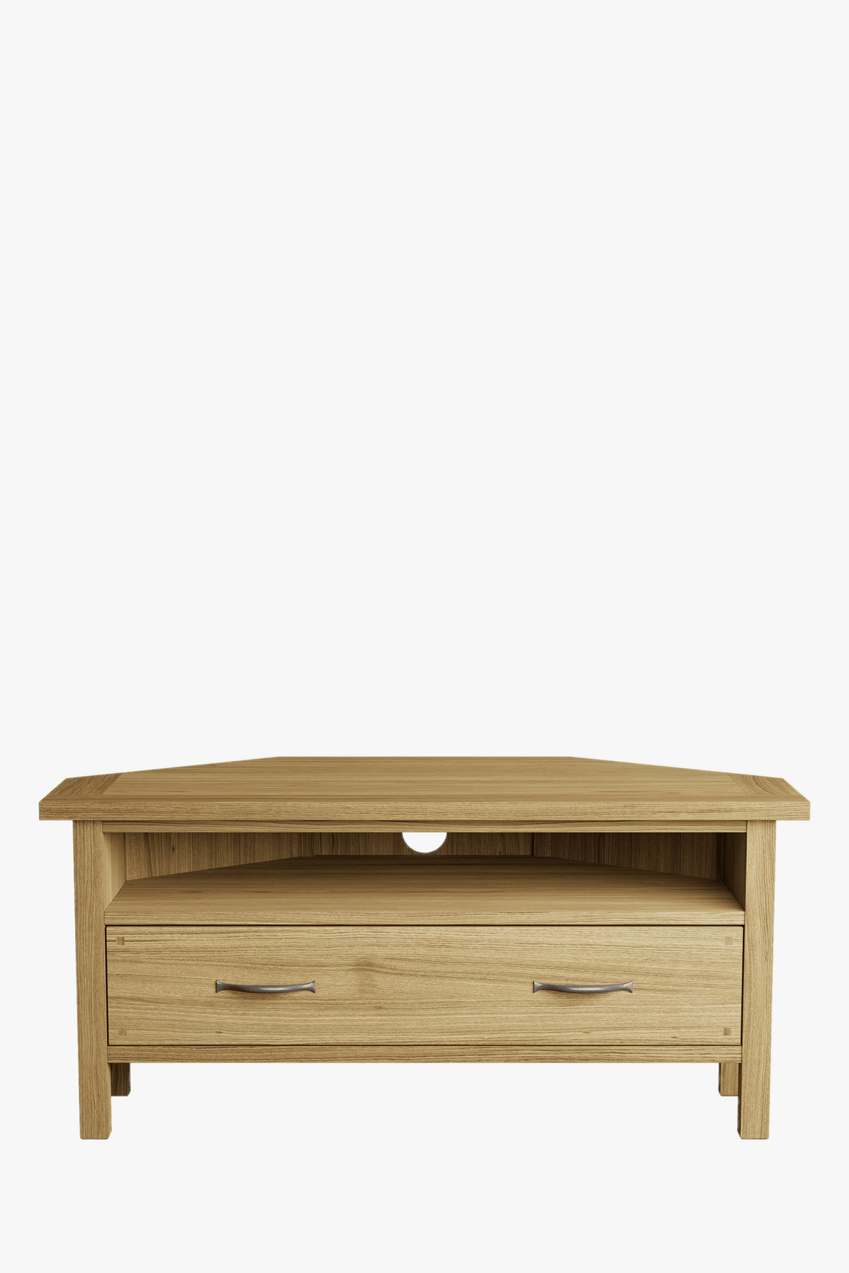 Milton kampinis TV staliukas su 1 stalčiumi