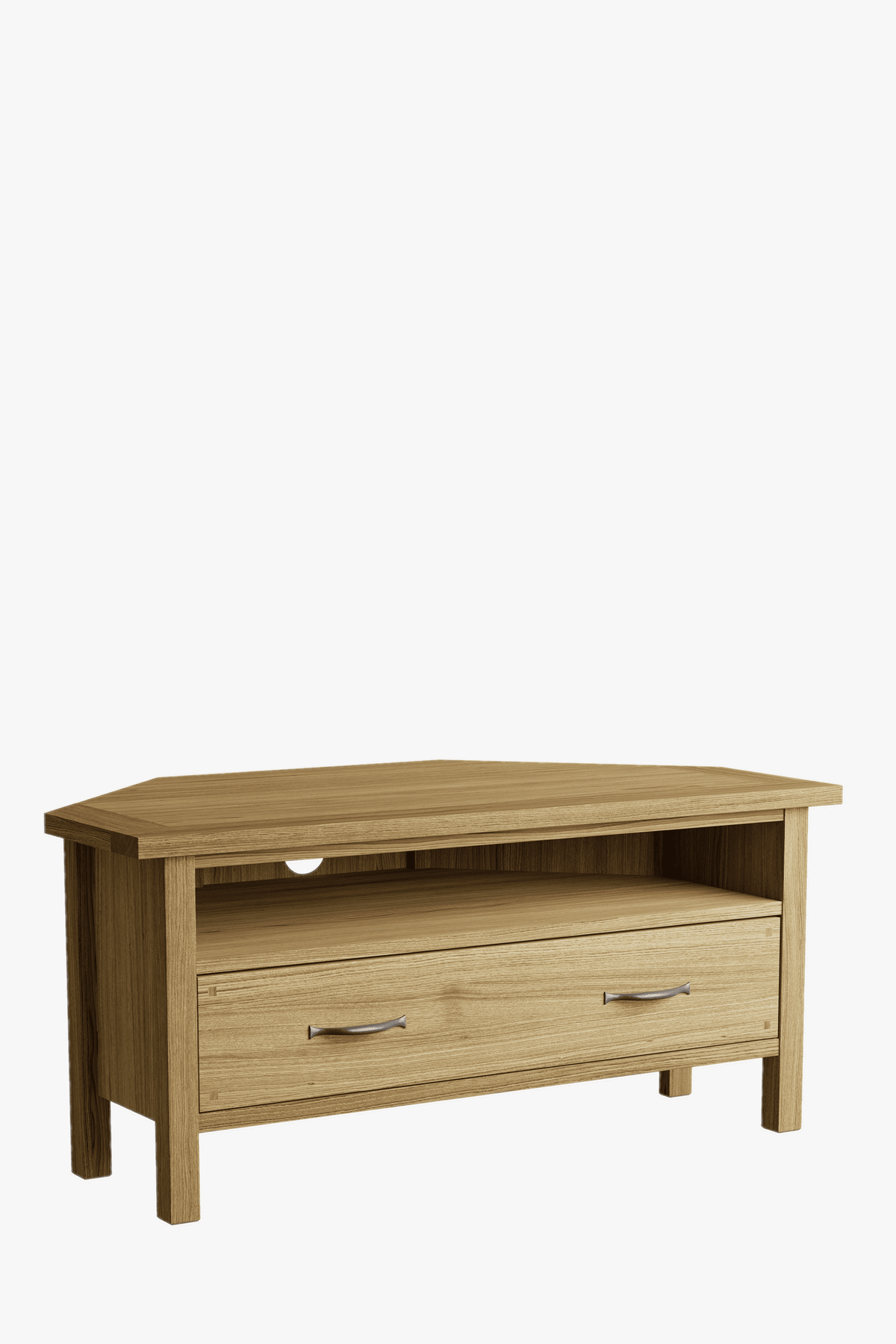 Milton kampinis TV staliukas su 1 stalčiumi