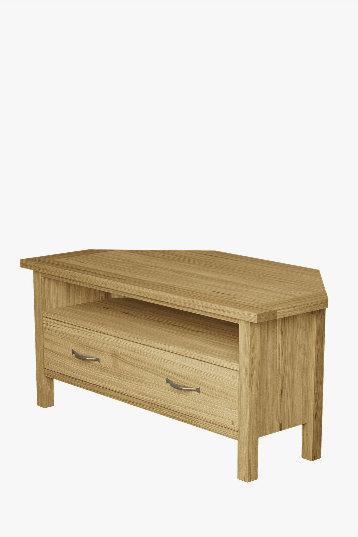 Milton kampinis TV staliukas su 1 stalčiumi