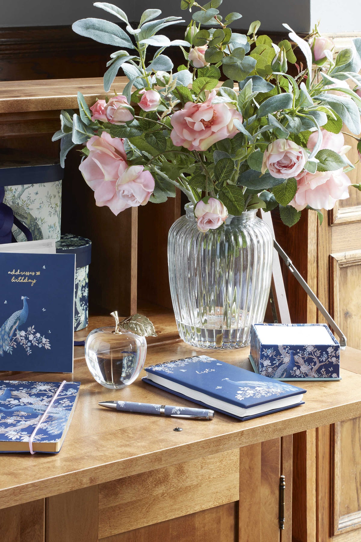 Garrat 2 durų darbo kambario komoda-biuras su 3 stalčiais