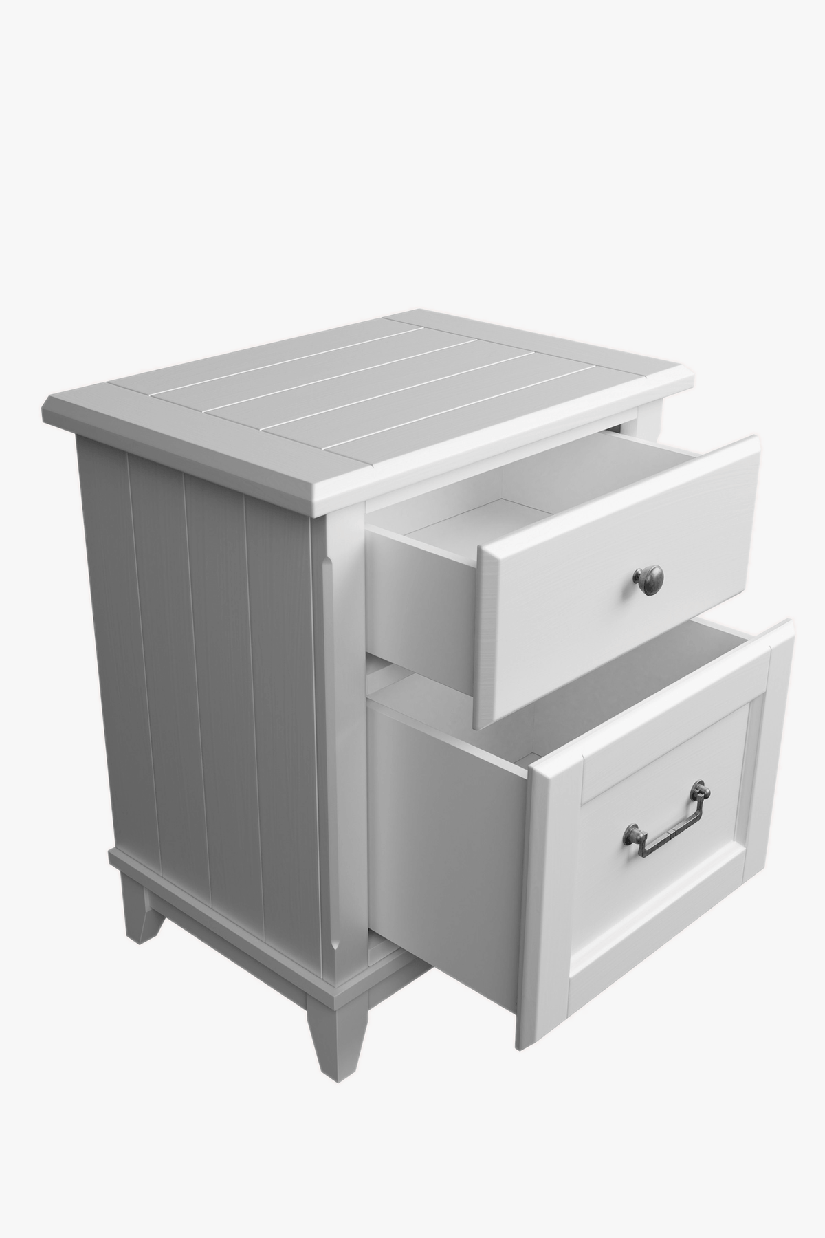 Devon staliukas prie lovos ar sofos su 2 stalčiais