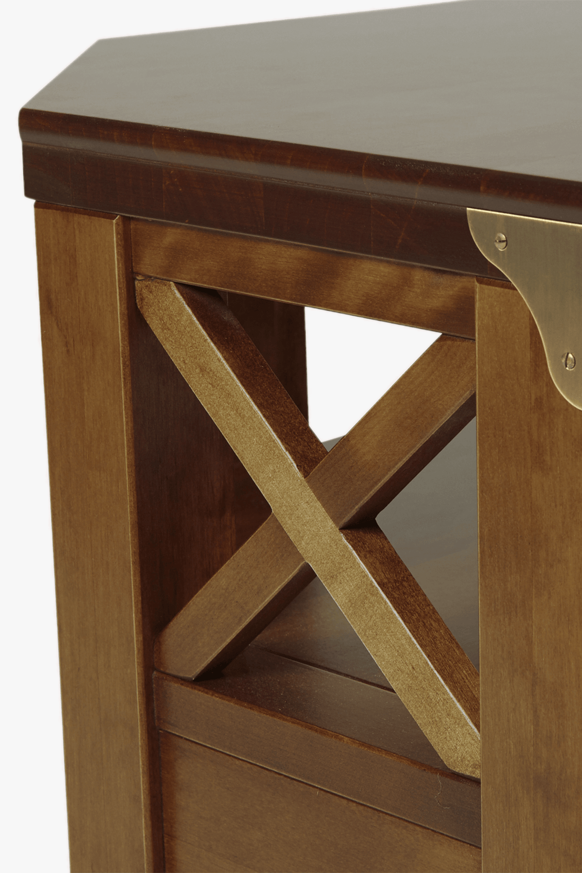 Balmoral kampinis TV staliukas su 2 stalčiais