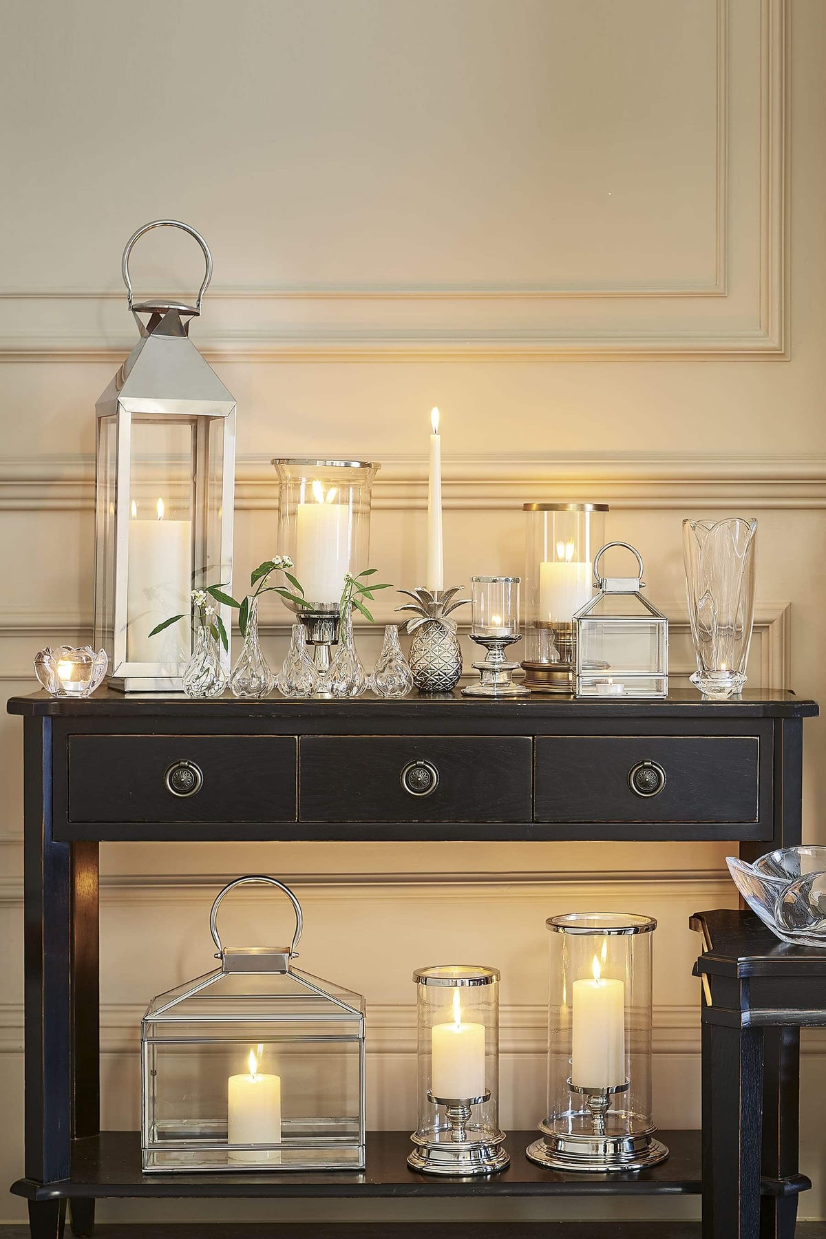 Henshaw 3 Drawer Console Table