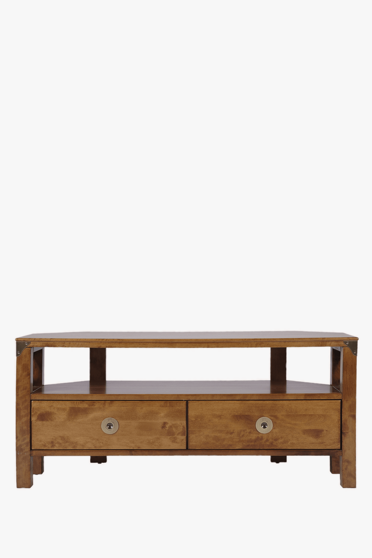 Balmoral kampinis TV staliukas su 2 stalčiais