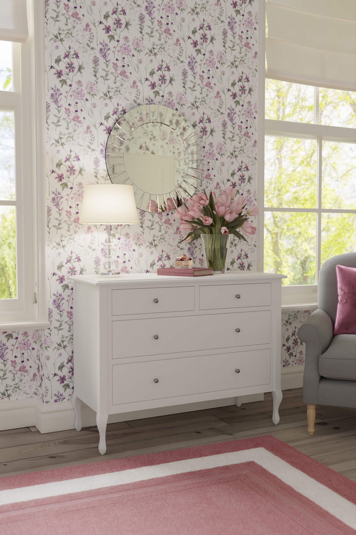 Rosalind komoda su 4 stalčiais