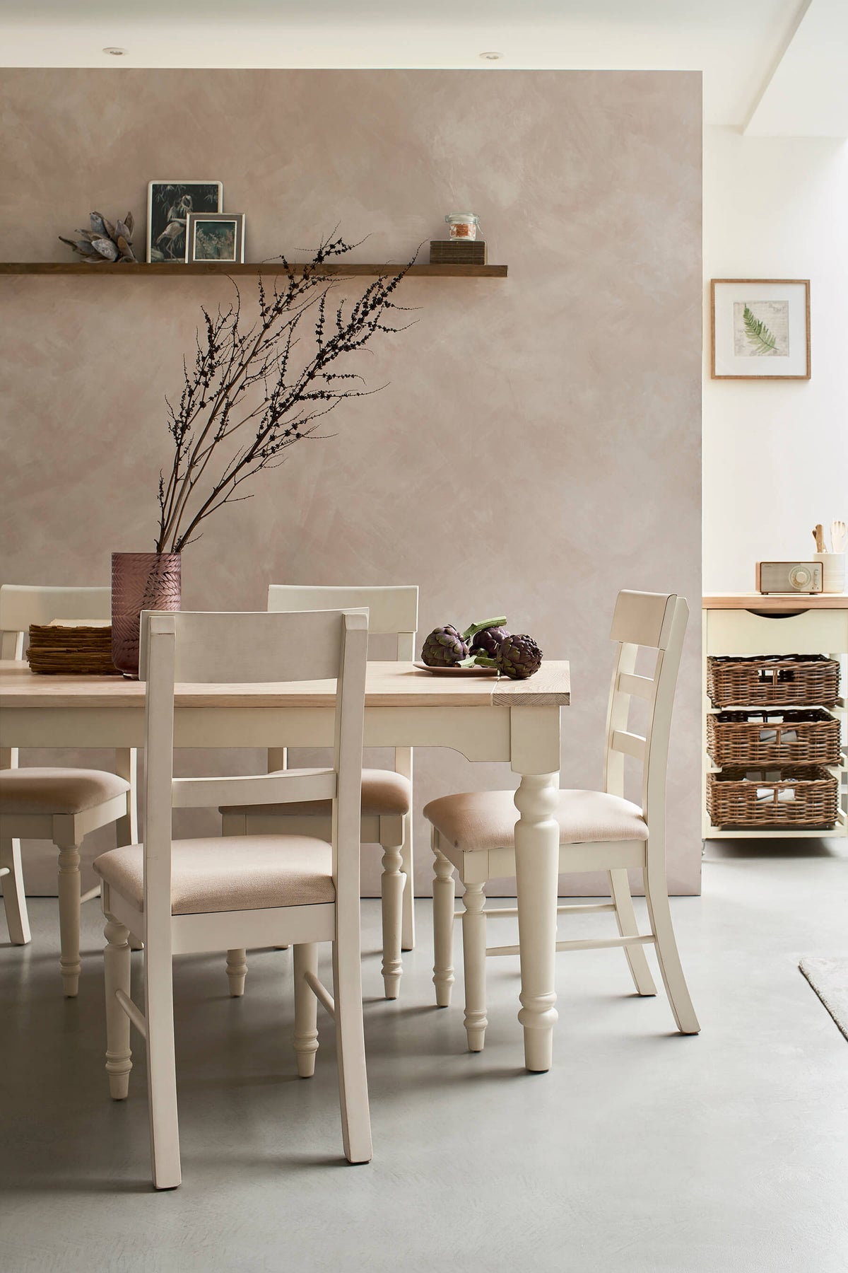 Dorset valgomojo kėdžių pora su minkšta sėdyne