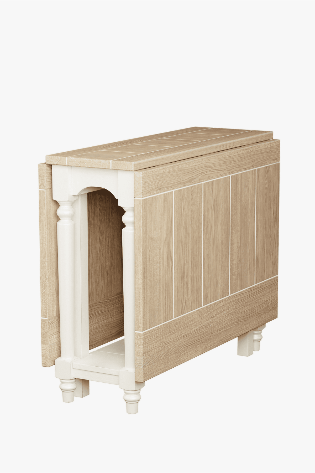 Dorset valgomojo stalas su prailginimais iš abiejų pusių