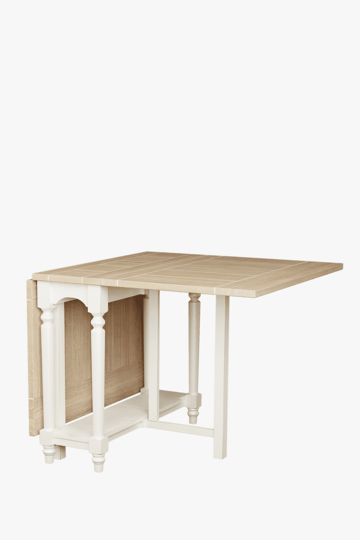 Dorset valgomojo stalas su prailginimais iš abiejų pusių