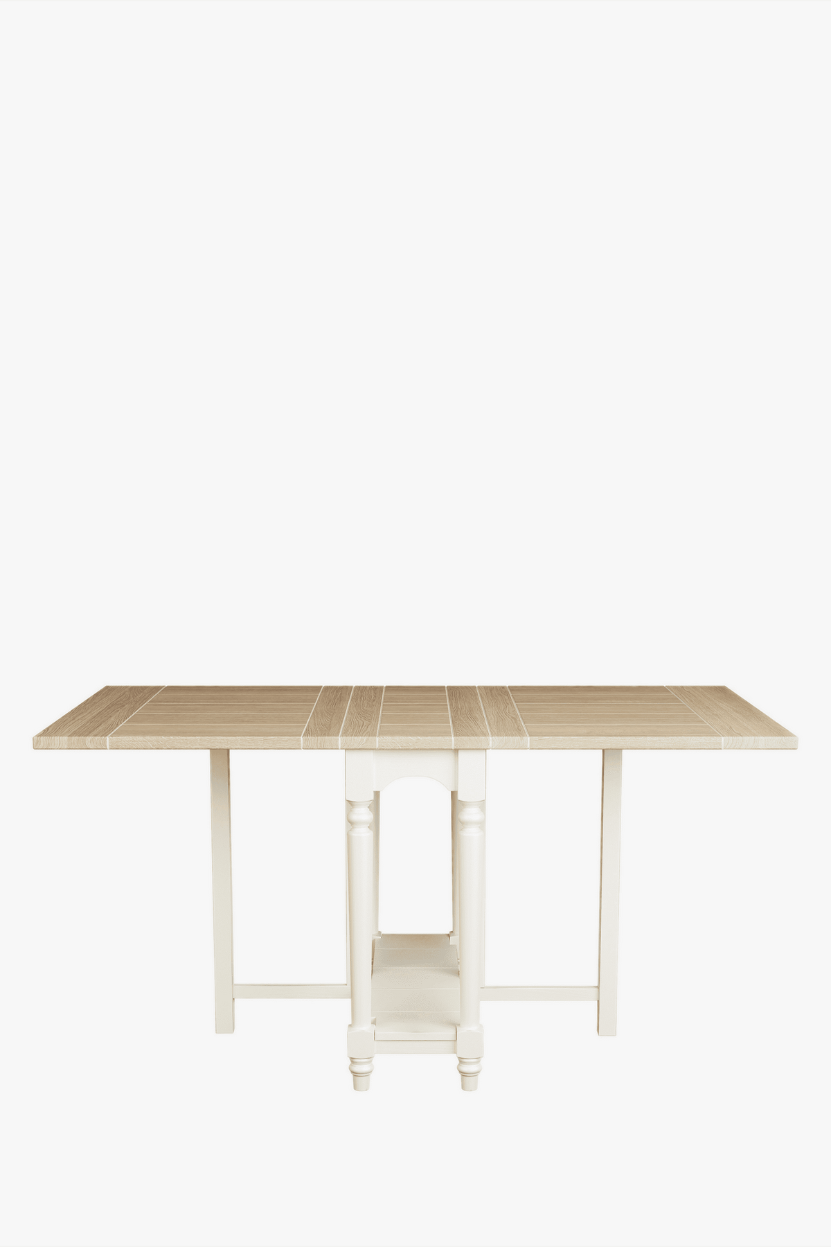 Dorset valgomojo stalas su prailginimais iš abiejų pusių