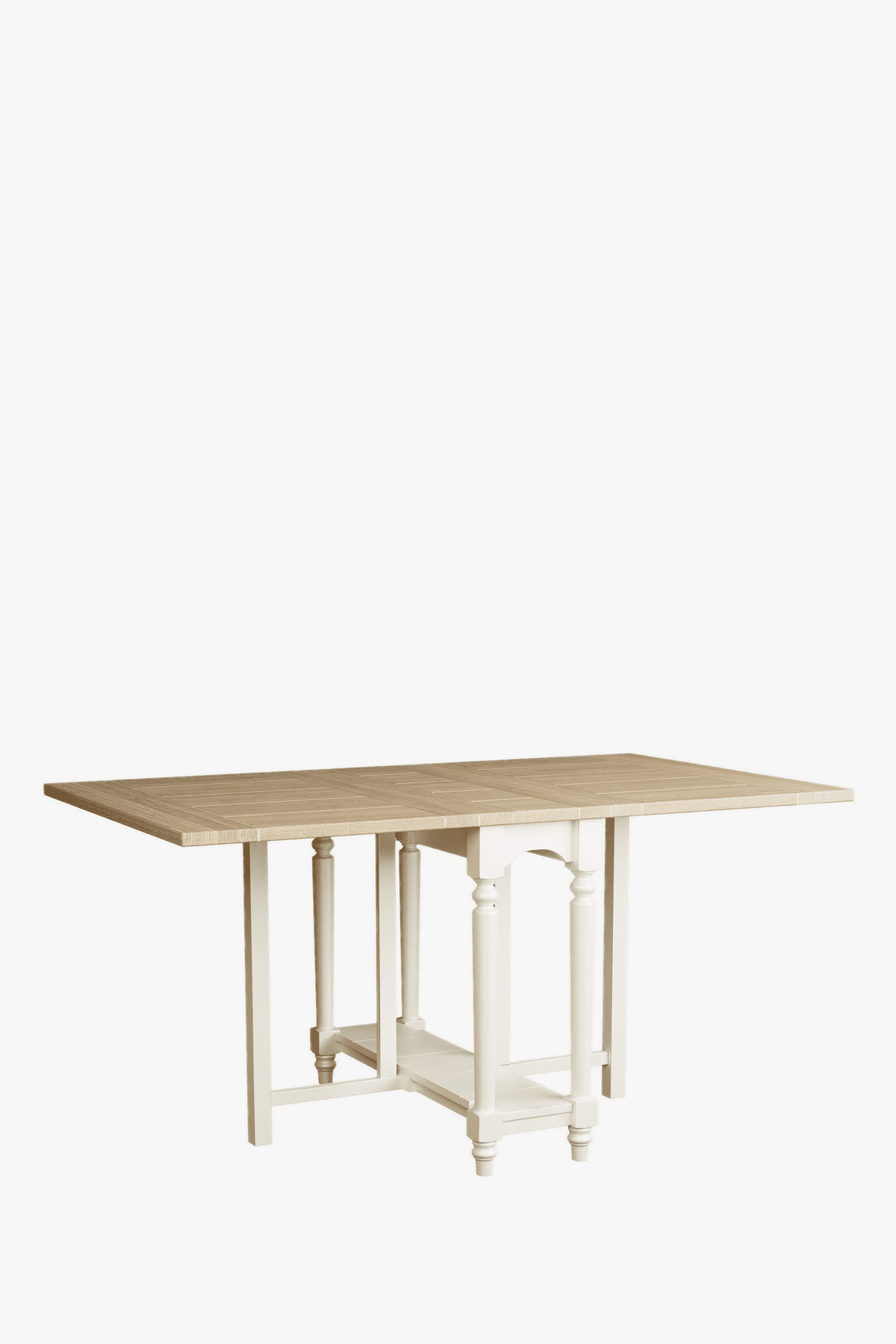 Dorset valgomojo stalas su prailginimais iš abiejų pusių