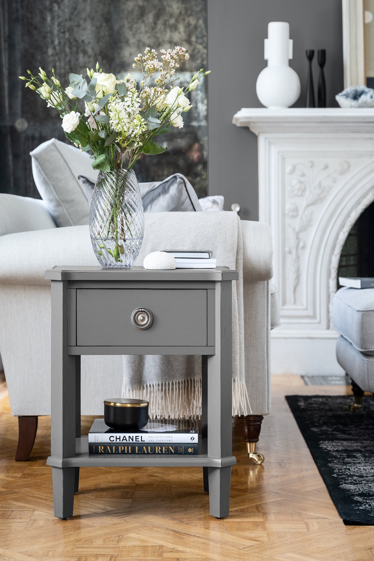 Henshaw 1 Drawer Side Table