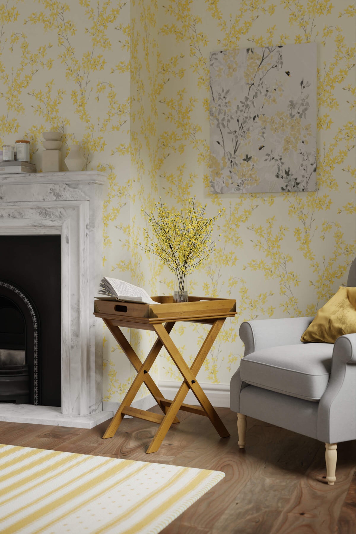 Balmoral staliukas su padėklu