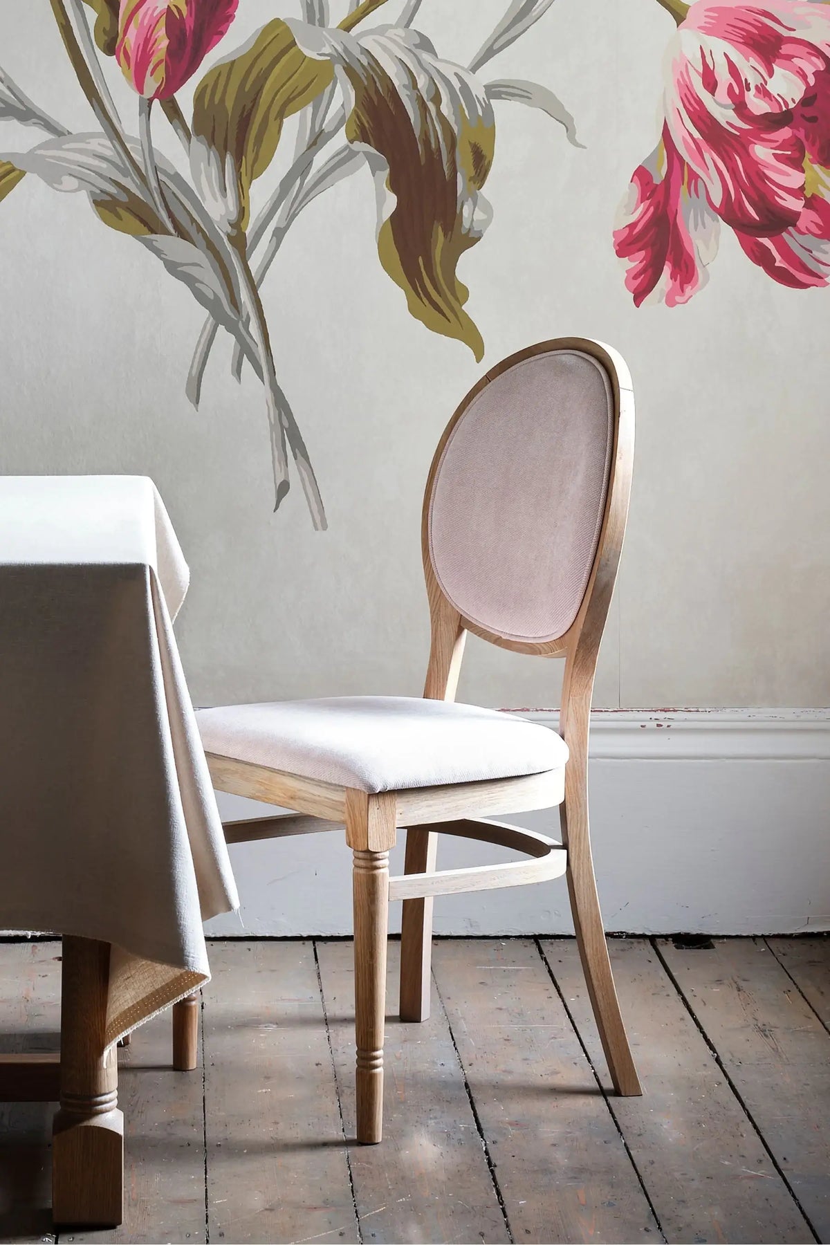 Wellington Pair of Upholstered Dining Chairs