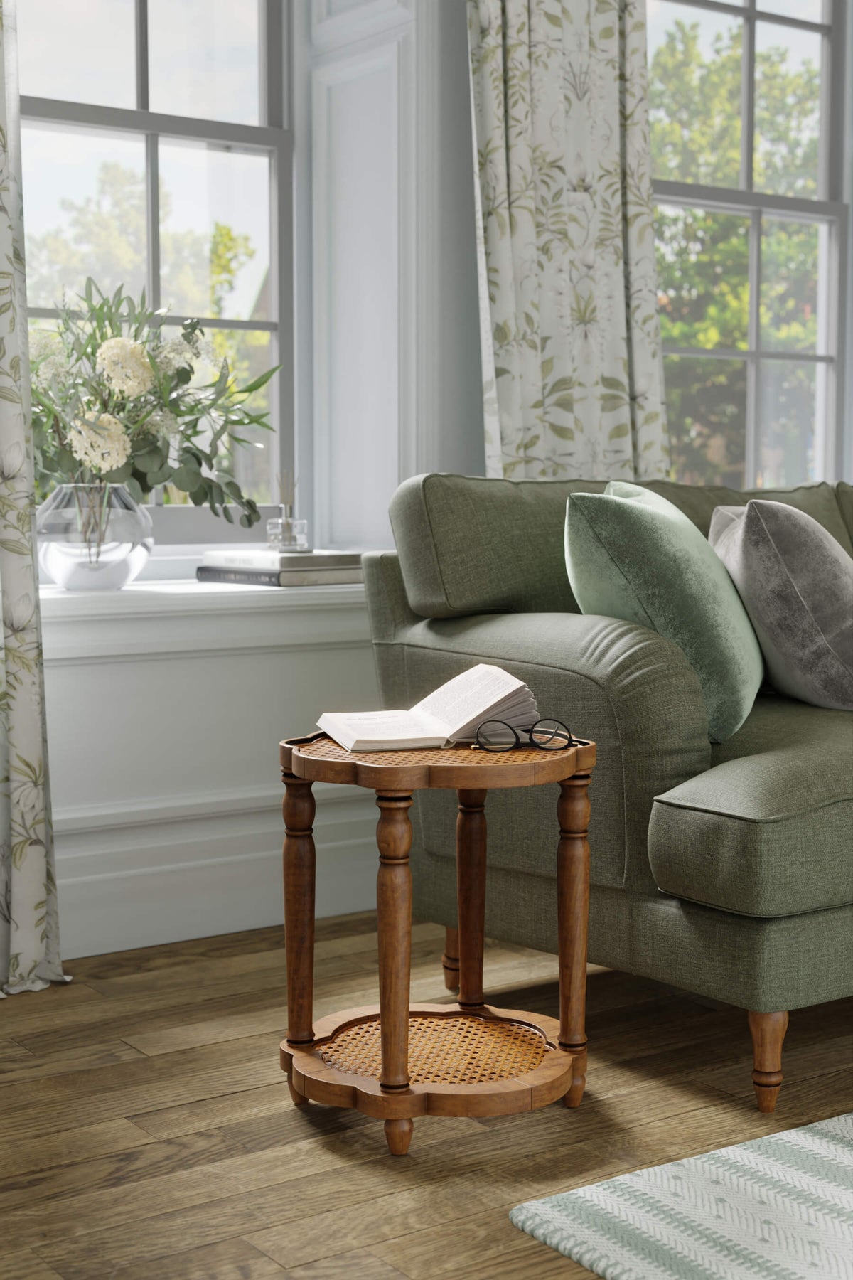 Penmark staliukas prie lovos ar sofos