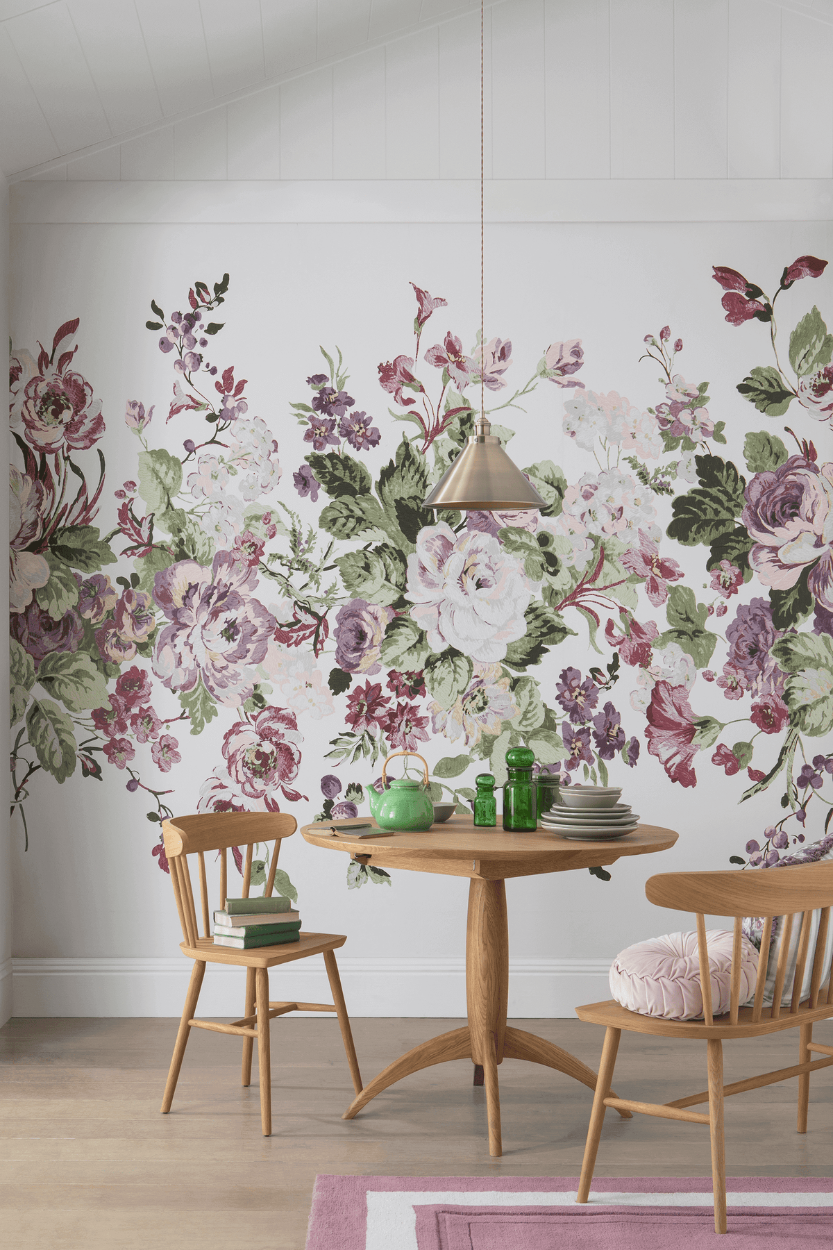 Brecon apvalus valgomojo stalas su prailginimu