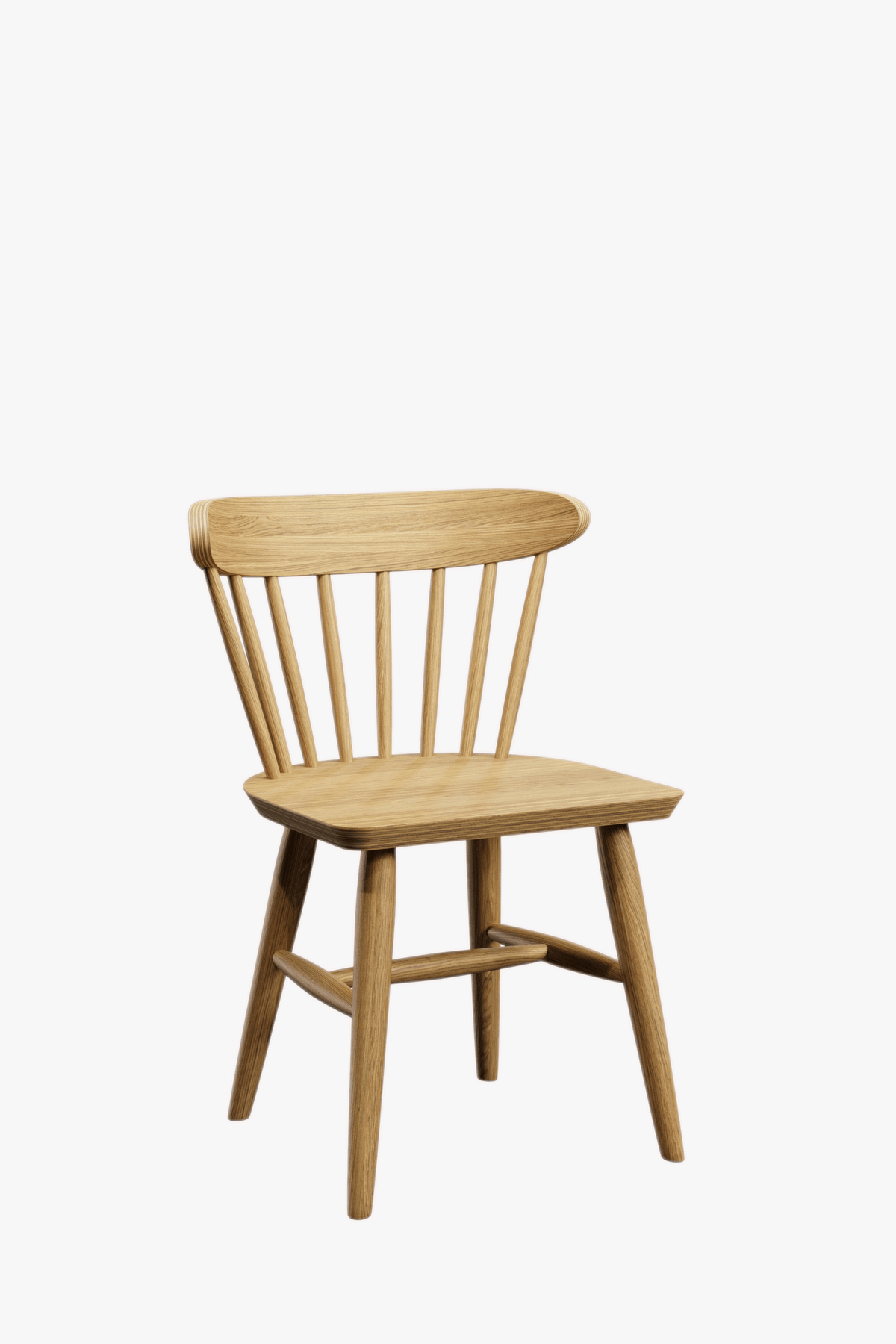 Brecon valgomojo kėdžių pora su medine sėdyne