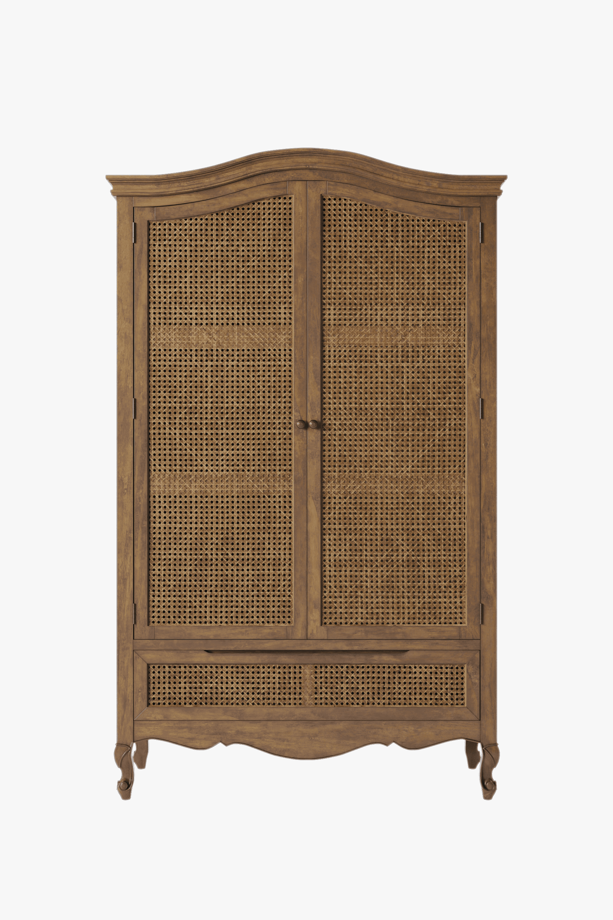 Montpellier 2 durų spinta su 1 stalčiumi (riešutmedis)