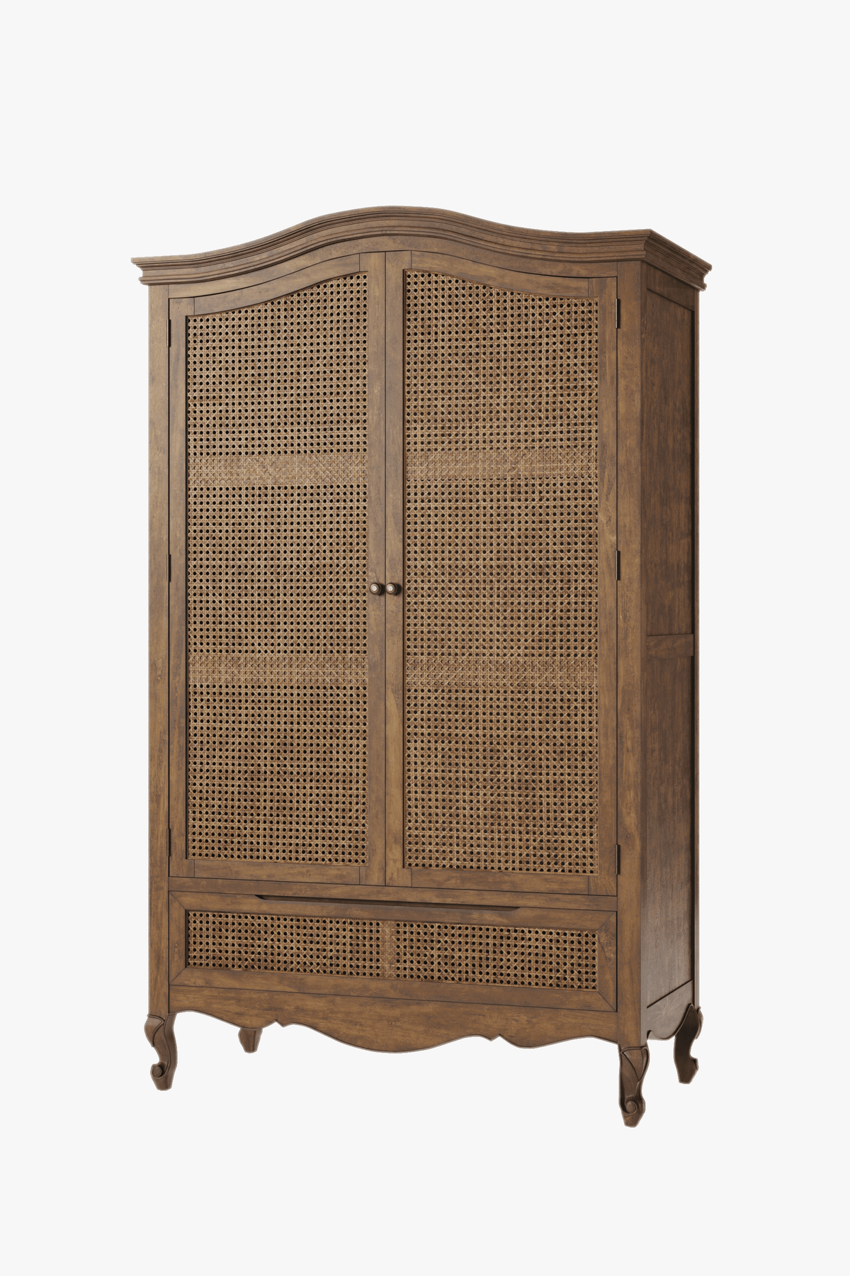 Montpellier 2 durų spinta su 1 stalčiumi (riešutmedis)