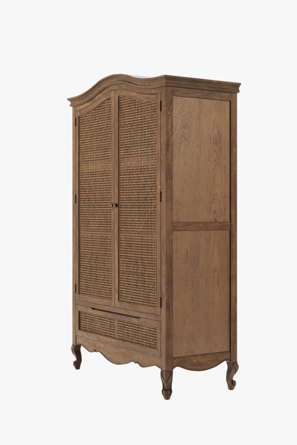 Montpellier 2 durų spinta su 1 stalčiumi (riešutmedis)