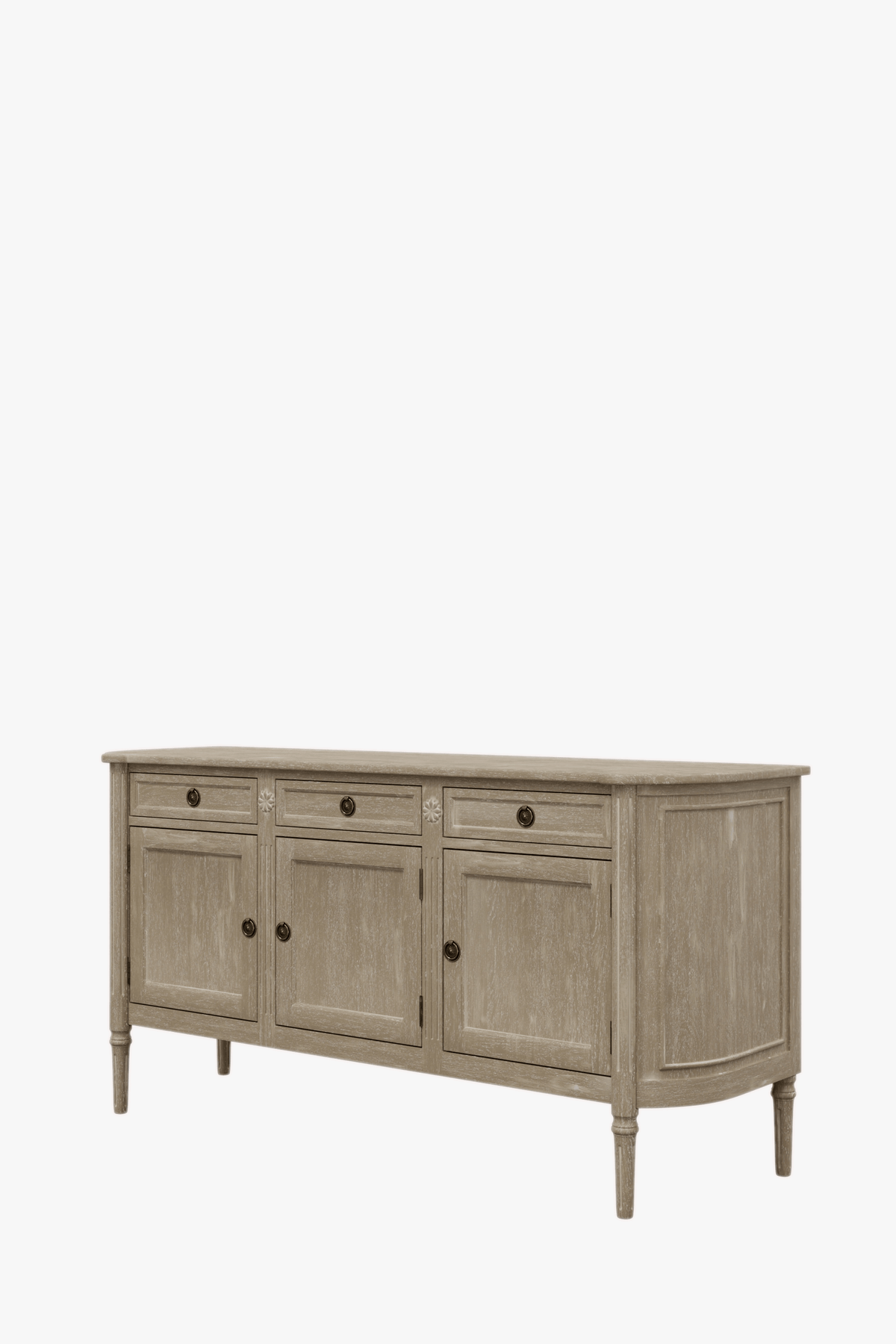 Alouette 3 durų komoda su 3 stalčiais