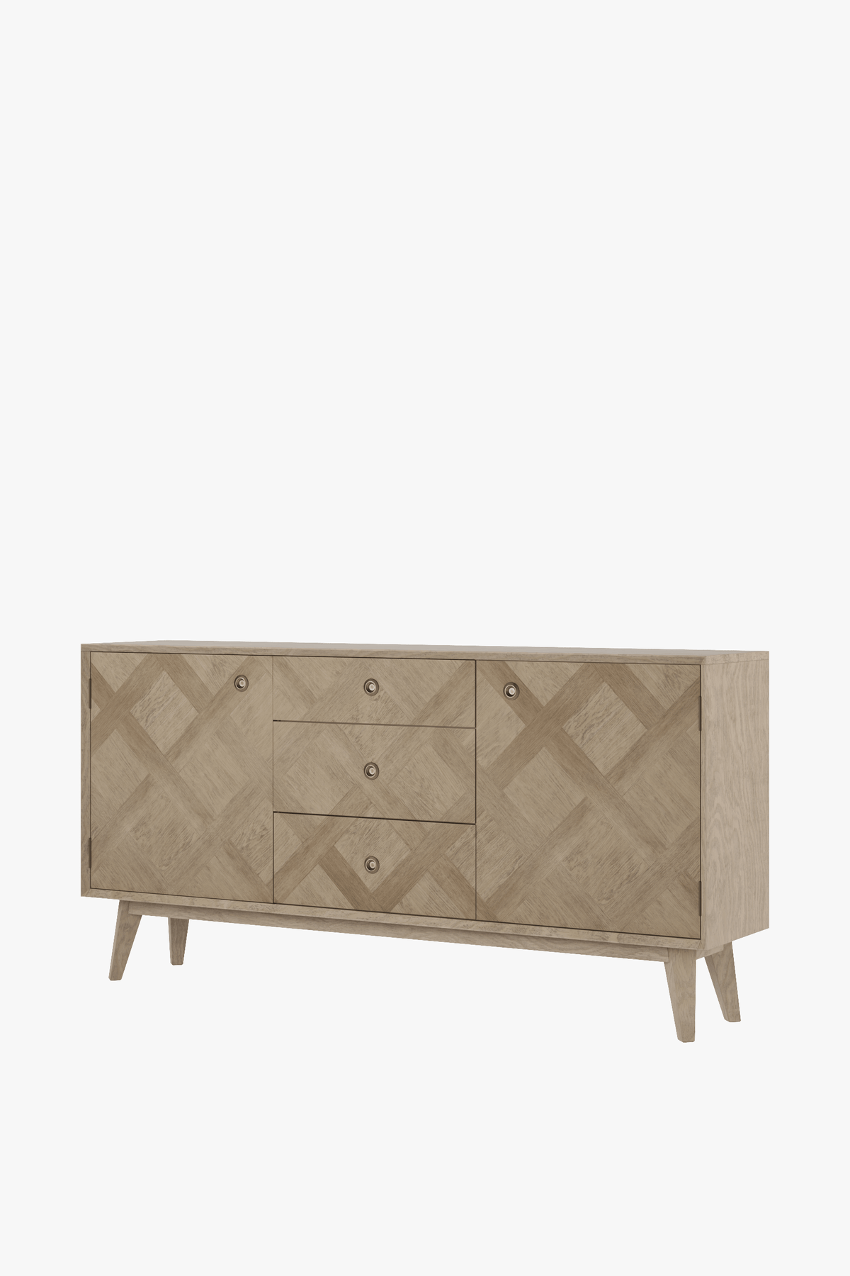 Hencroft 2 durų komoda su 3 stalčiais