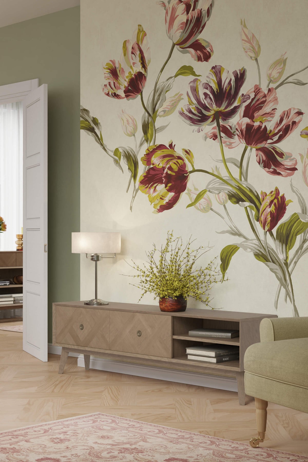 Hencroft 2 Door Wide TV Unit