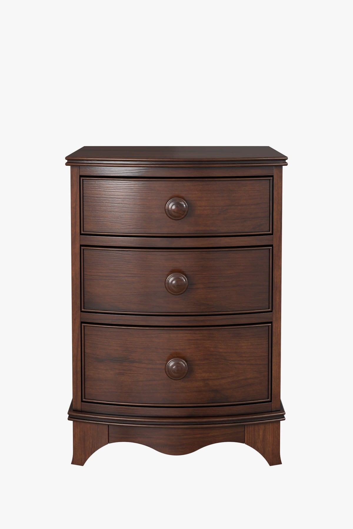 Broughton 3 Drawer Bedside Table