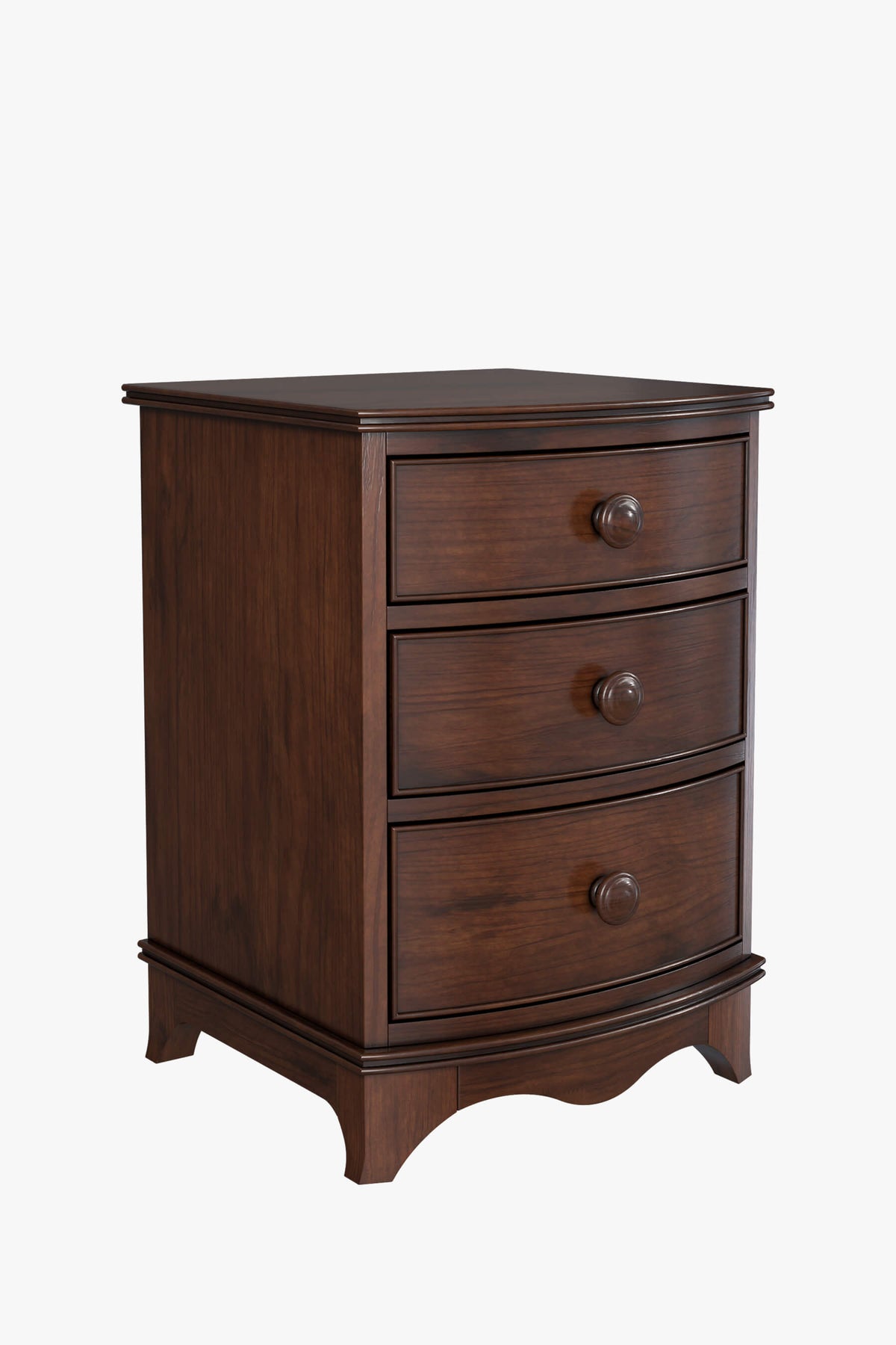 Broughton 3 Drawer Bedside Table