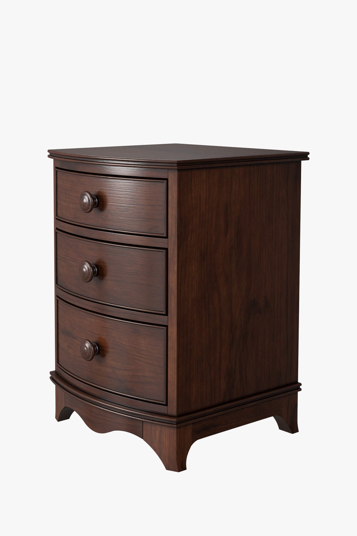 Broughton 3 Drawer Bedside Table