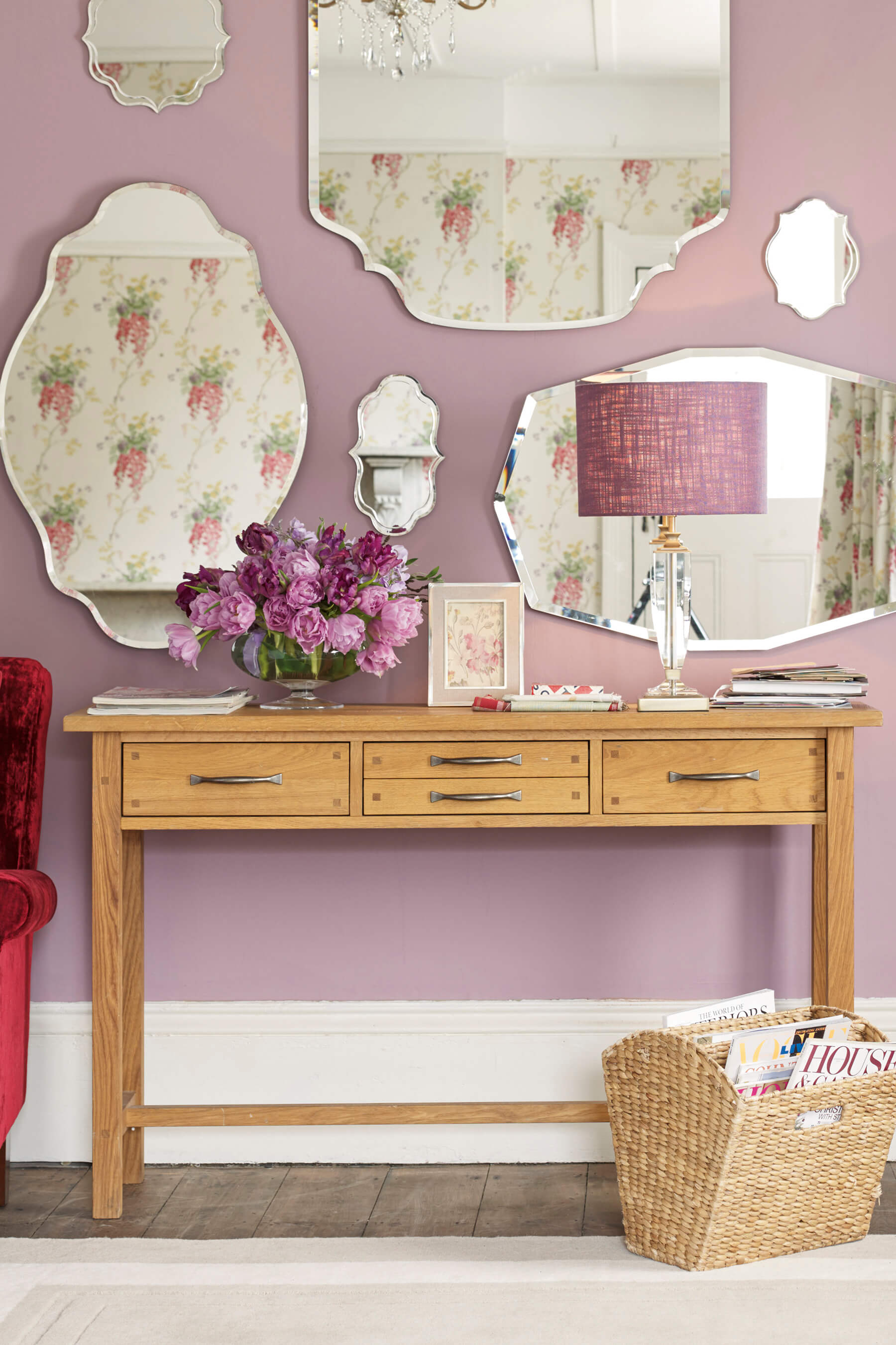 Milton 4 Drawer Console Table Laura Ashley Baltic