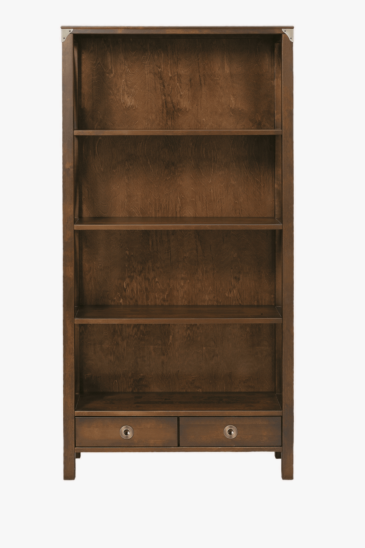 Balmoral 2 Drawer Single Bookcase