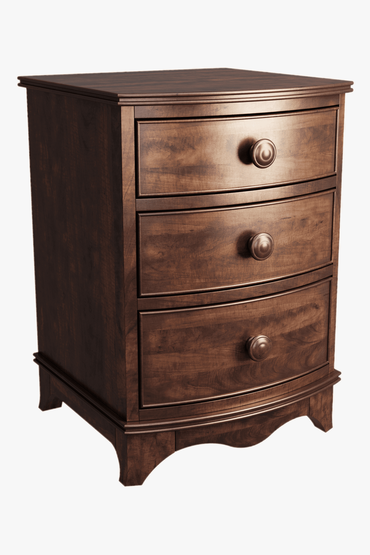 Broughton 3 Drawer Bedside Table