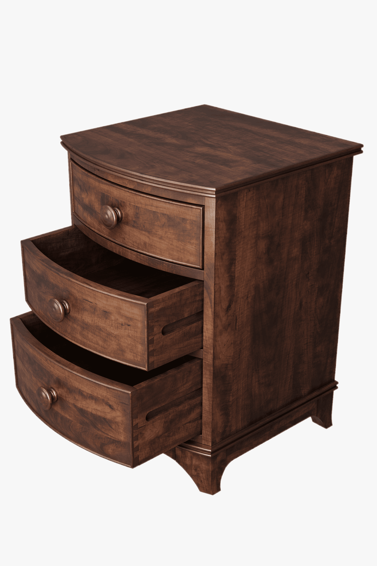 Broughton 3 Drawer Bedside Table