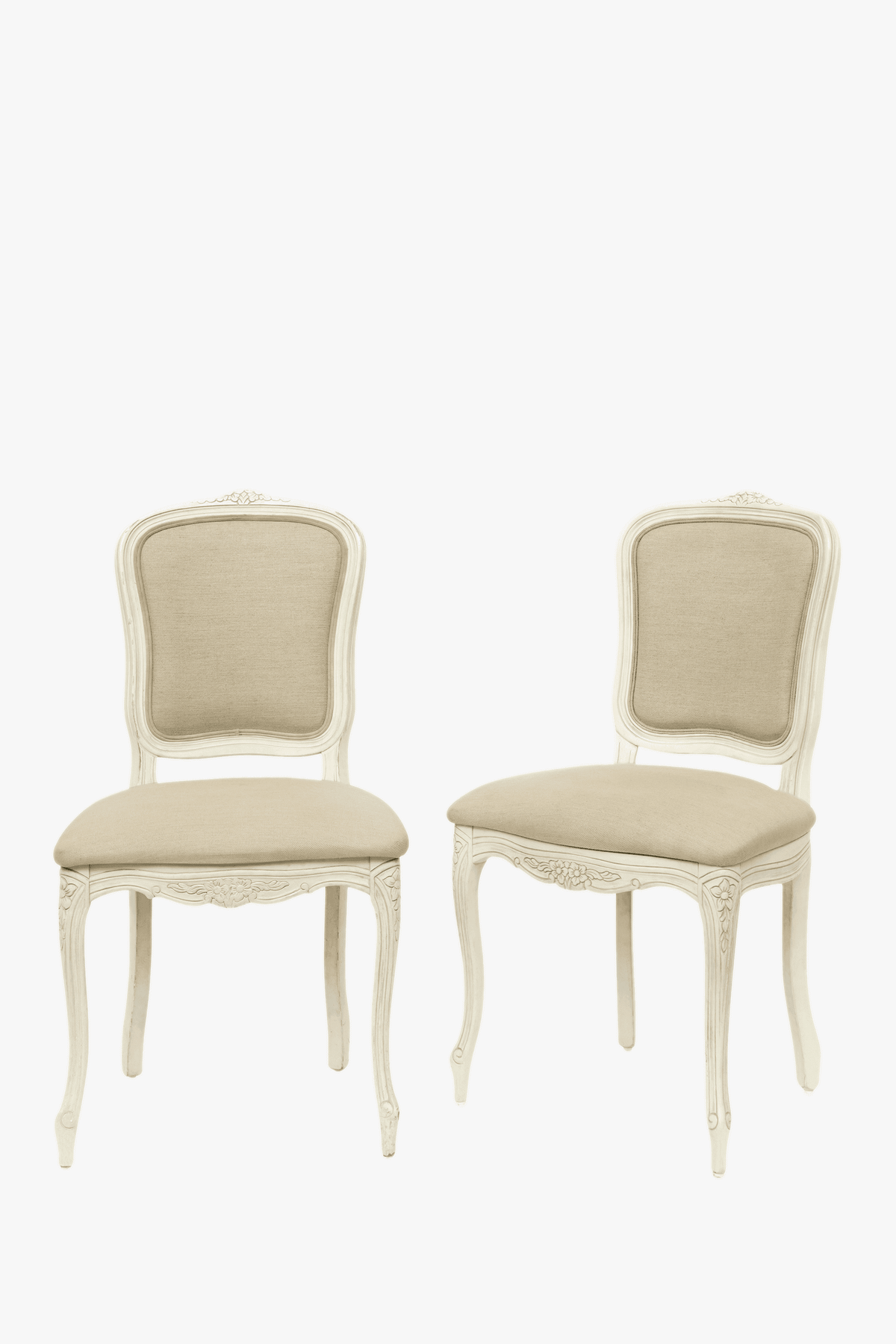 Provencale valgomojo kėdžių pora su minkšta sėdyne ir atlošu