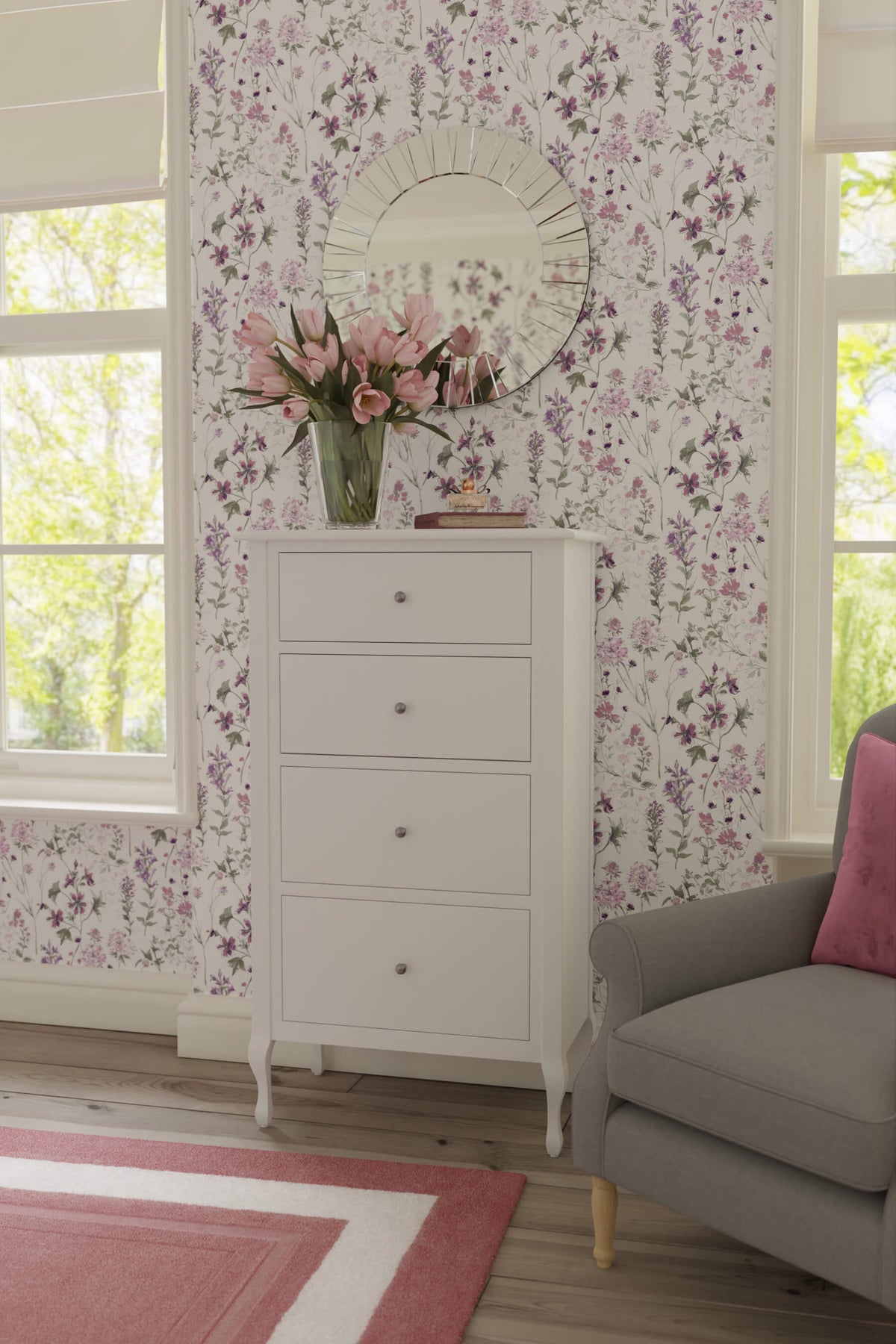 Rosalind 4 Drawer Tall Chest