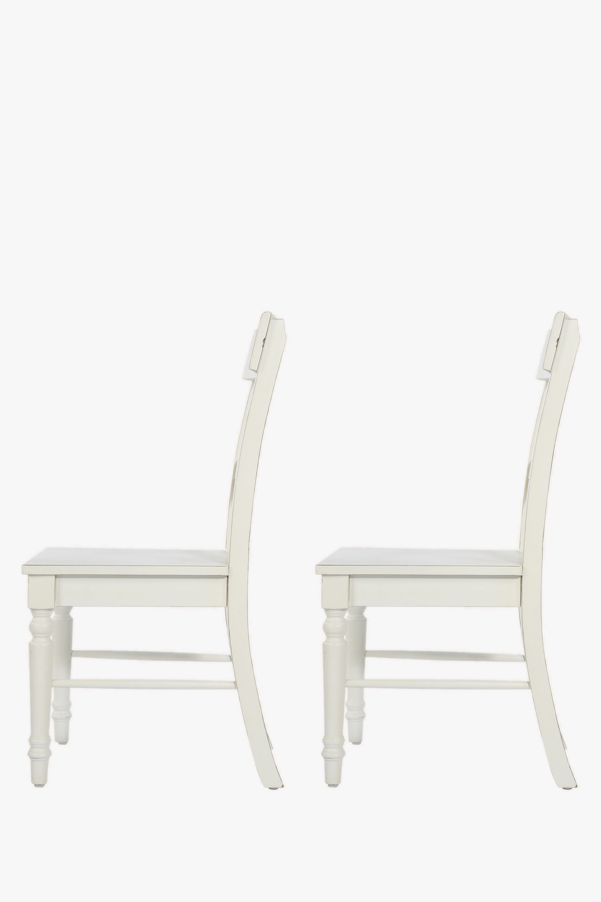 Dorset valgomojo kėdžių pora su medine sėdyne