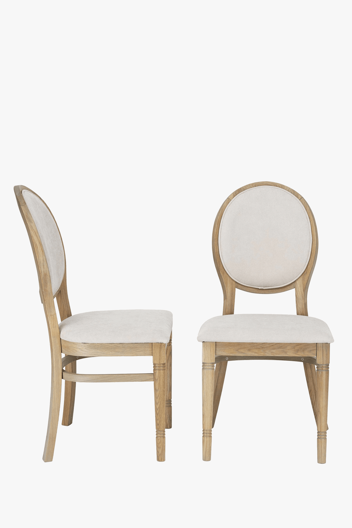 Wellington Pair of Upholstered Dining Chairs